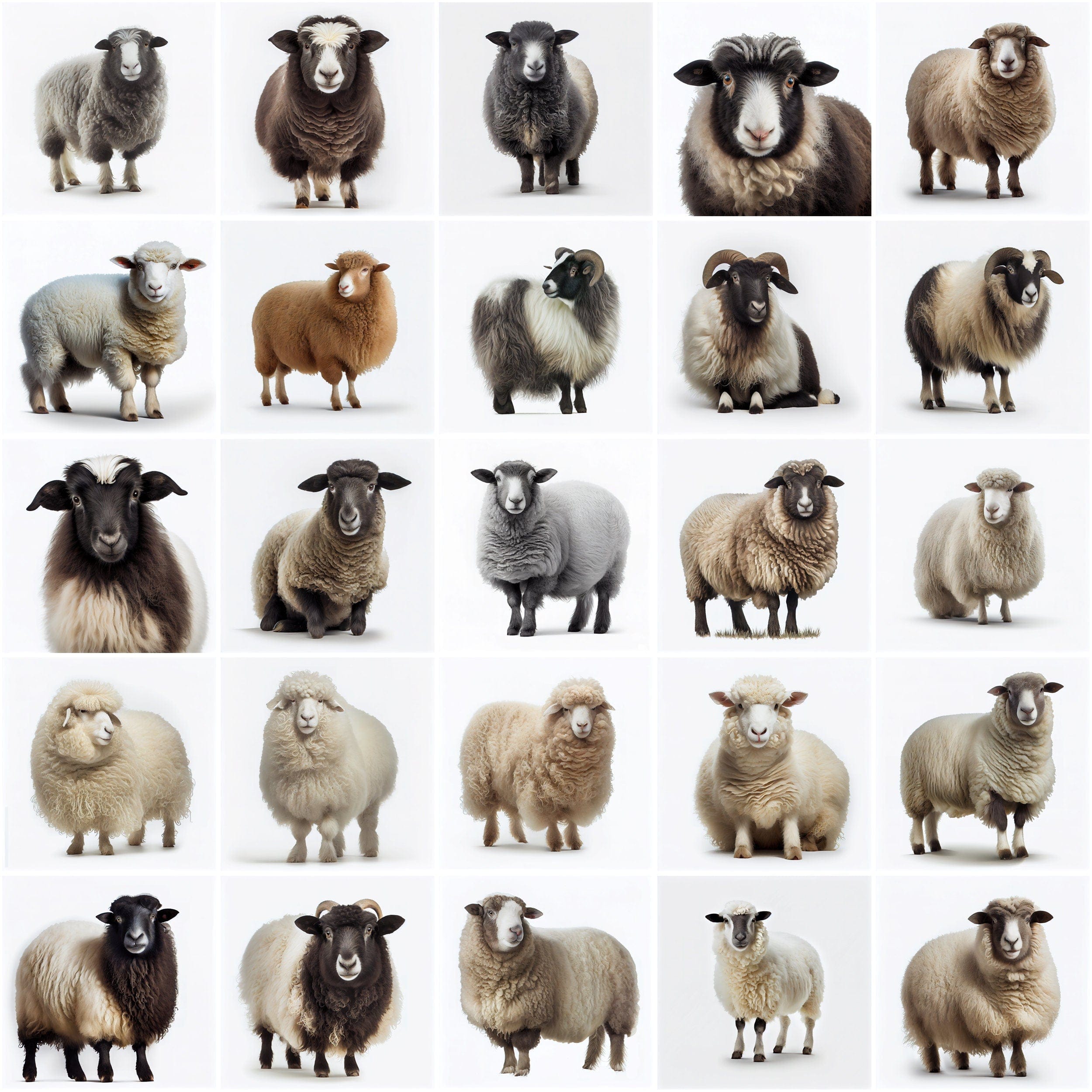 180 Cute Images with Sheep Breeds, Sheep breeds clipart. Sheep Breeds of the World: A Stunning Collection of Images for Farmers Digital Download Sumobundle