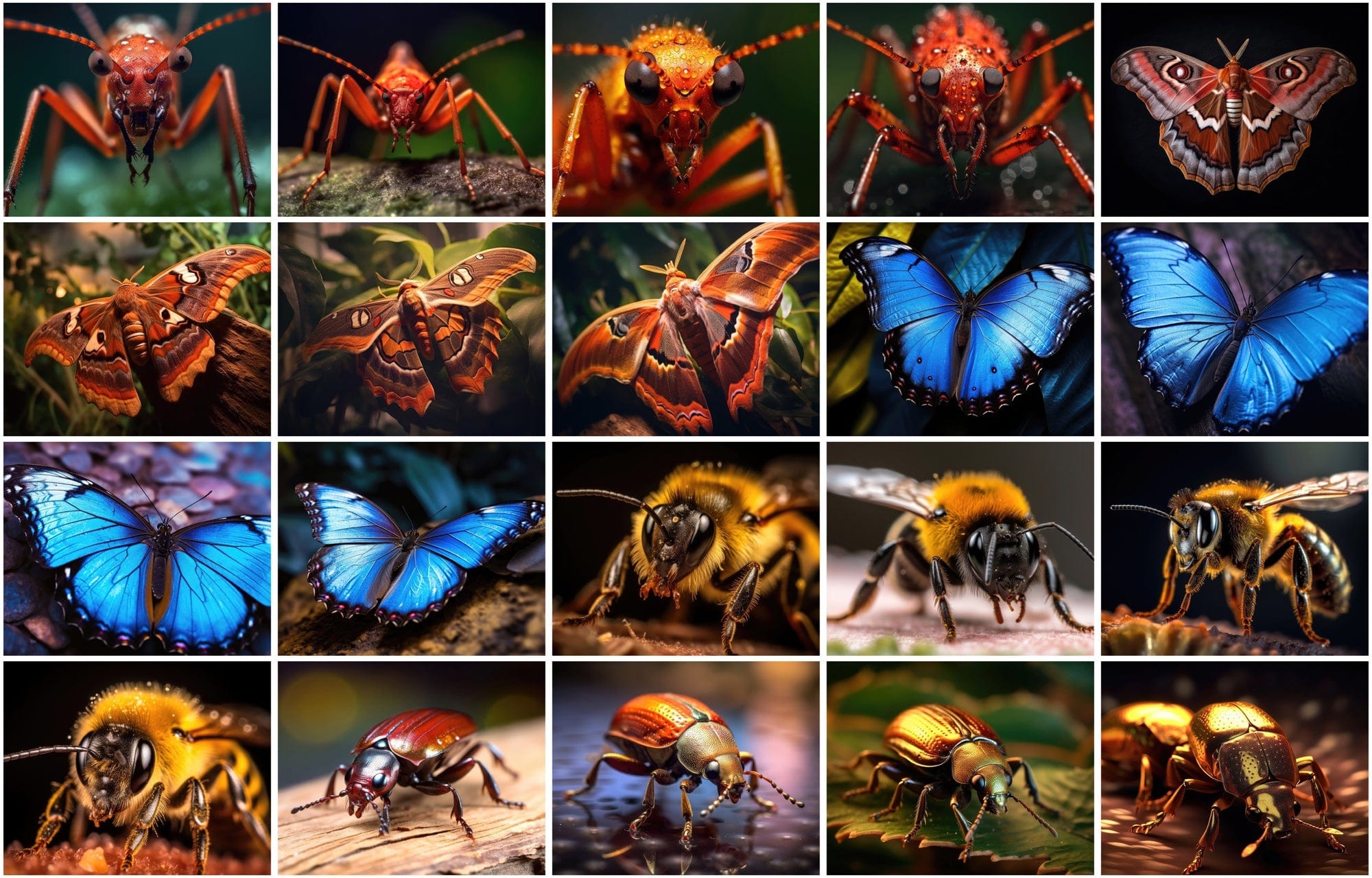 188 High-Resolution Macro Insect Images Bundle, Commercial License Included Digital Download Sumobundle