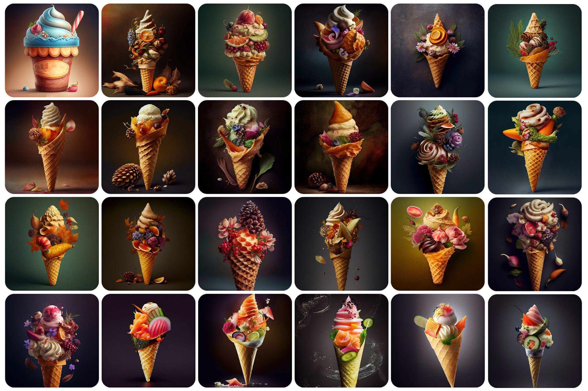 200+ Decadent Ice Cream & Cookie Images - Perfect for Sweet Treat Themed Projects - Commercial License Digital Download Sumobundle