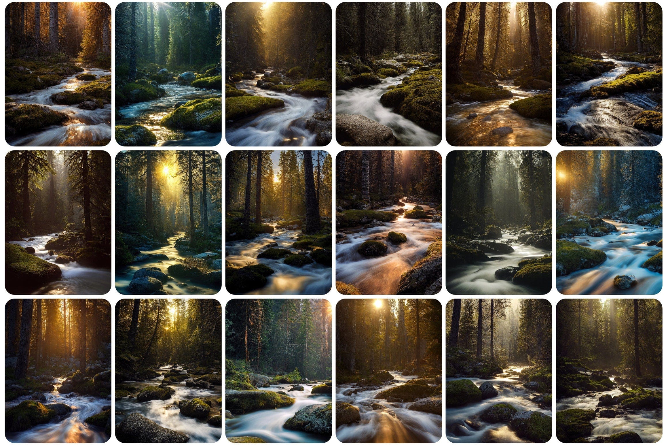 255 Vibrant Forest and Nature Images - Perfect for Home Decor, Photography, and Printables - A Spectacular Collection of Natural Landscapes Digital Download Sumobundle
