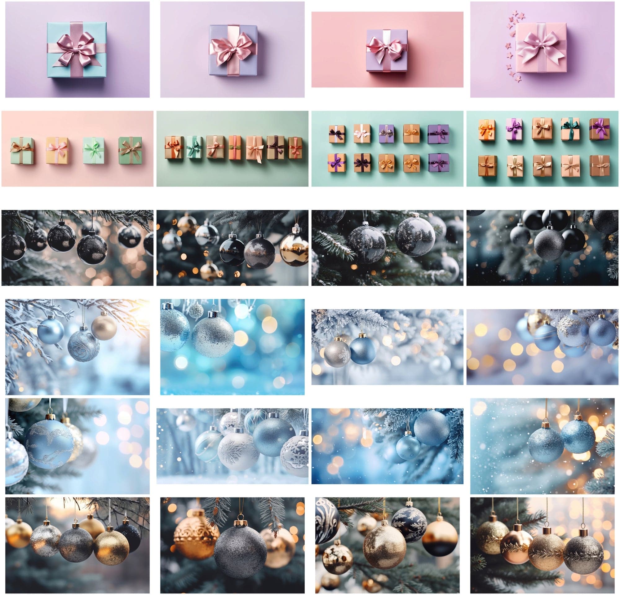 260+ Premium Winter & Christmas Photographs Digital Download Sumobundle