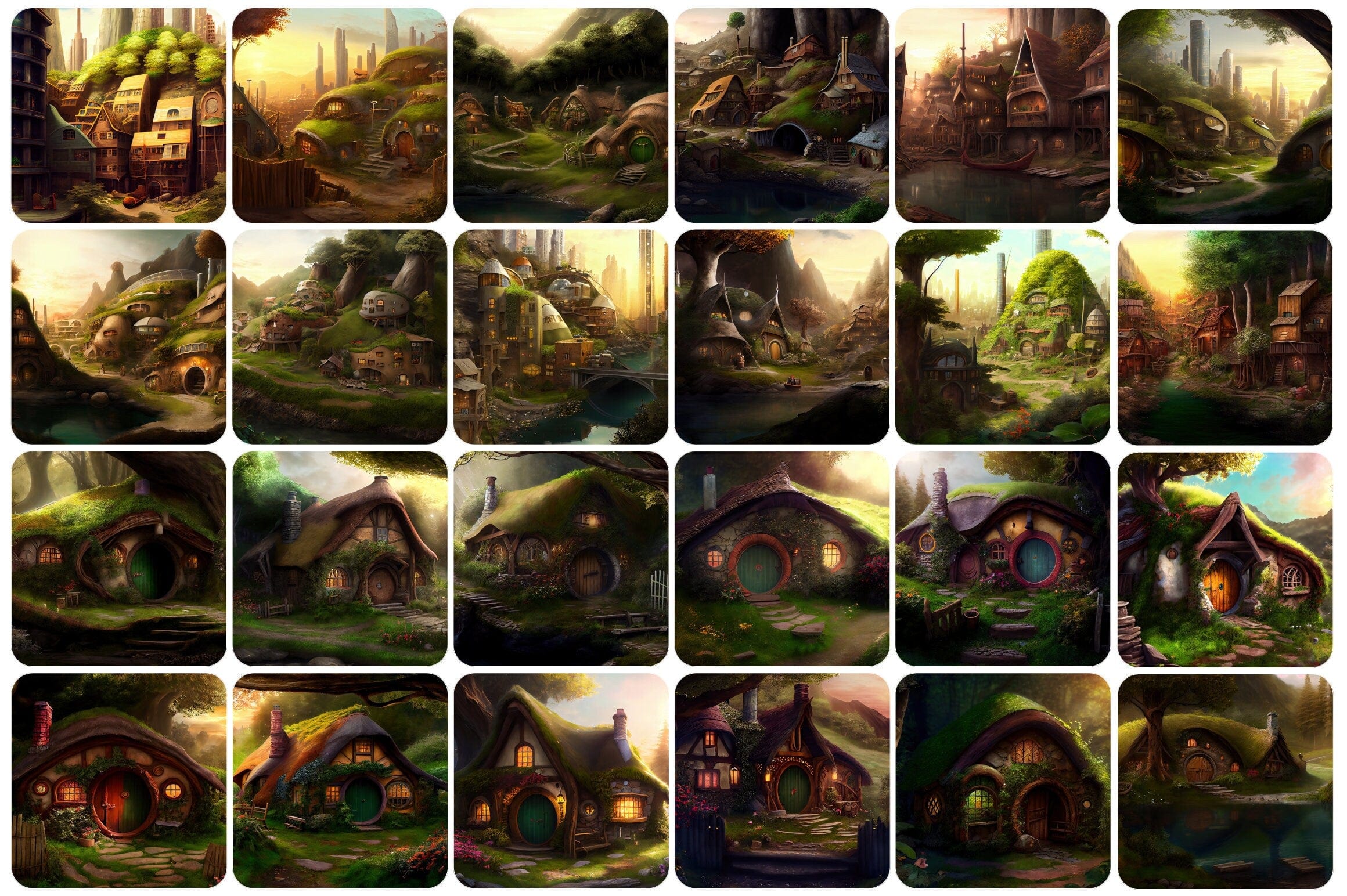 310 Unbelievable Hobbit Houses: The Ultimate Collection for Architecture and Fantasy Fans - commercial license Digital Download Sumobundle