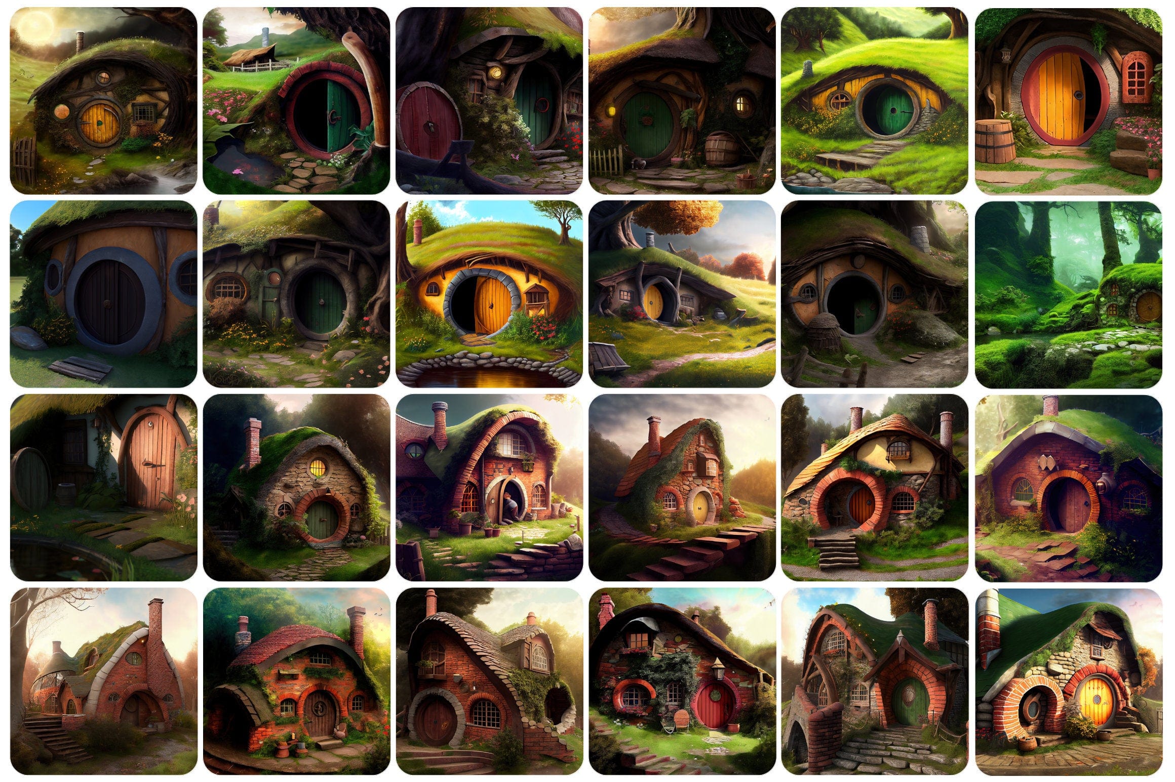 310 Unbelievable Hobbit Houses: The Ultimate Collection for Architecture and Fantasy Fans - commercial license Digital Download Sumobundle