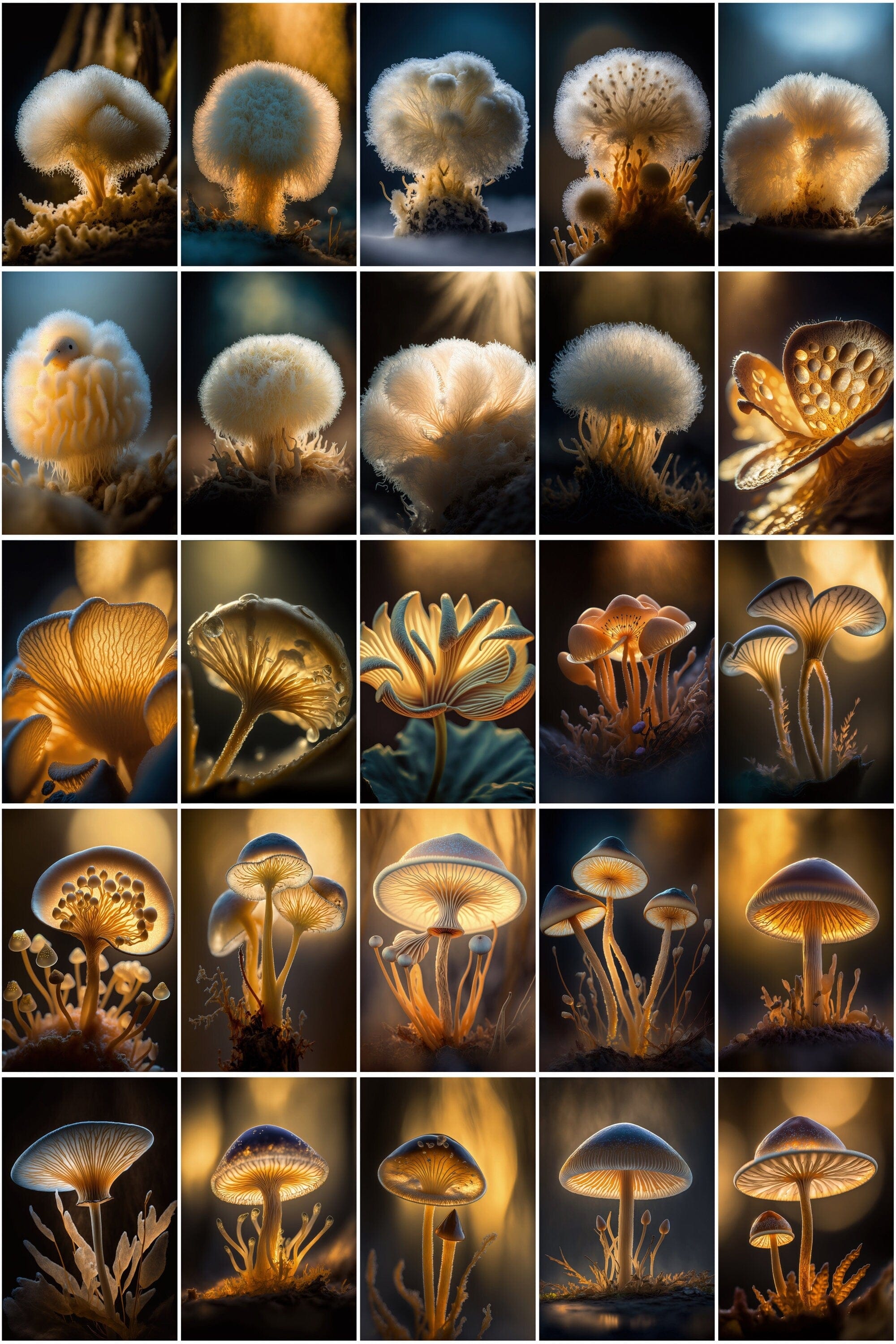 320 High-Quality Images of Mushroom Species - Perfect for Nature Lovers and Researchers! Digital Download Sumobundle