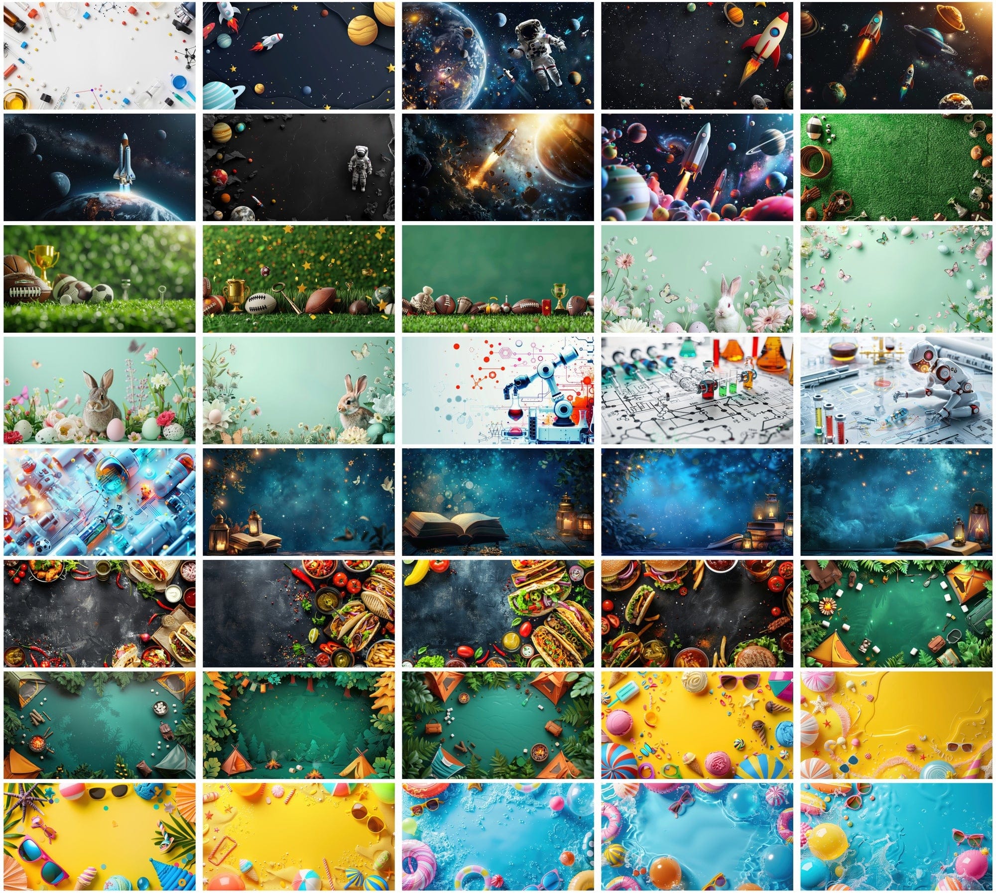 380 Vibrant Hero Images for Websites | Commercial License Digital Download Sumobundle