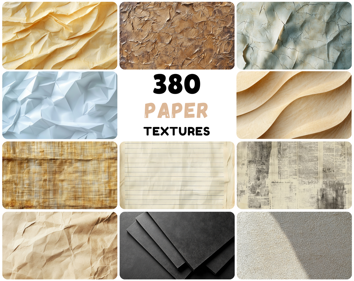 Paper Texture Names 380 Paper Textures