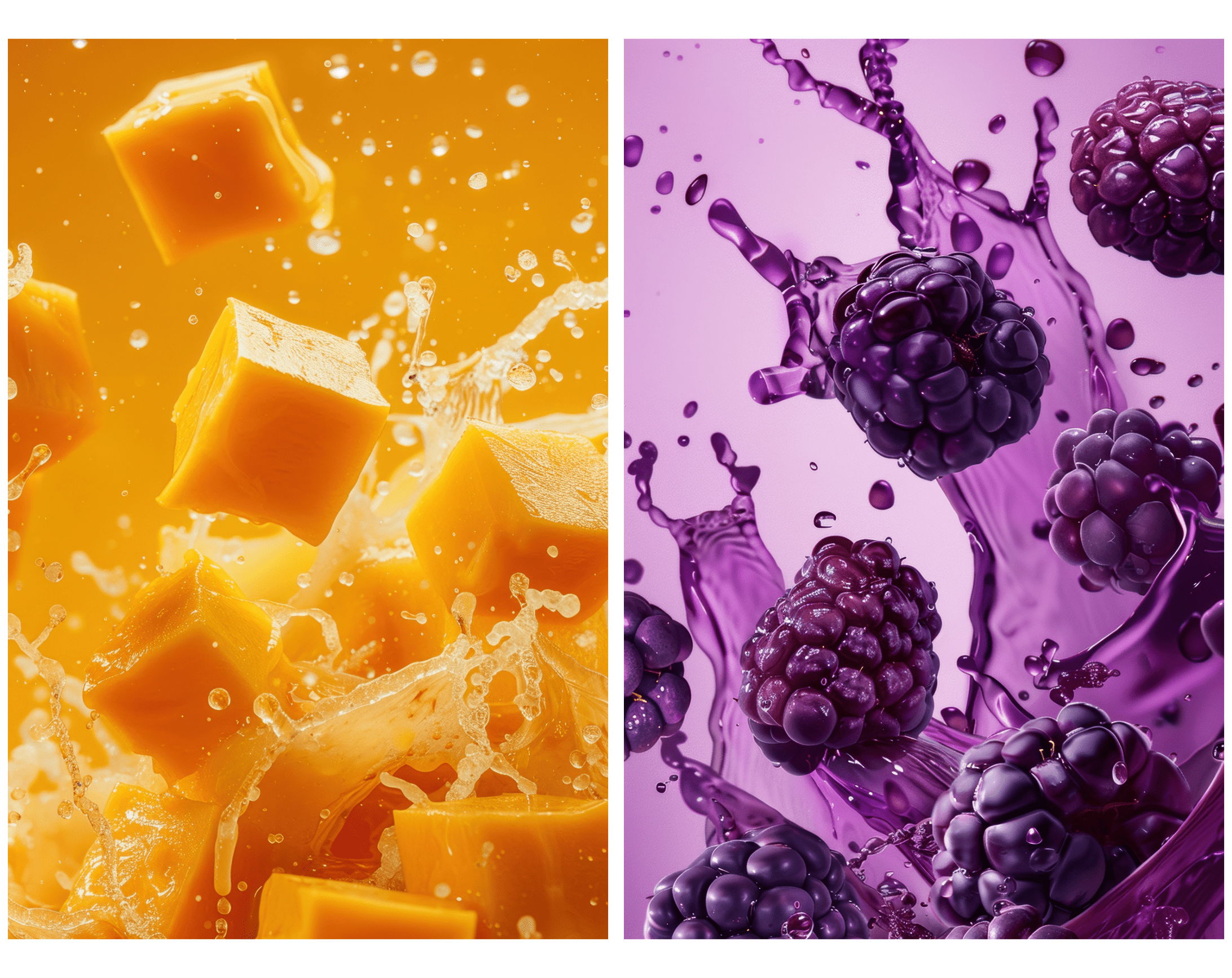 400 High-Resolution Fruit & Vegetable Images with Water Splashes Digital Download Sumobundle