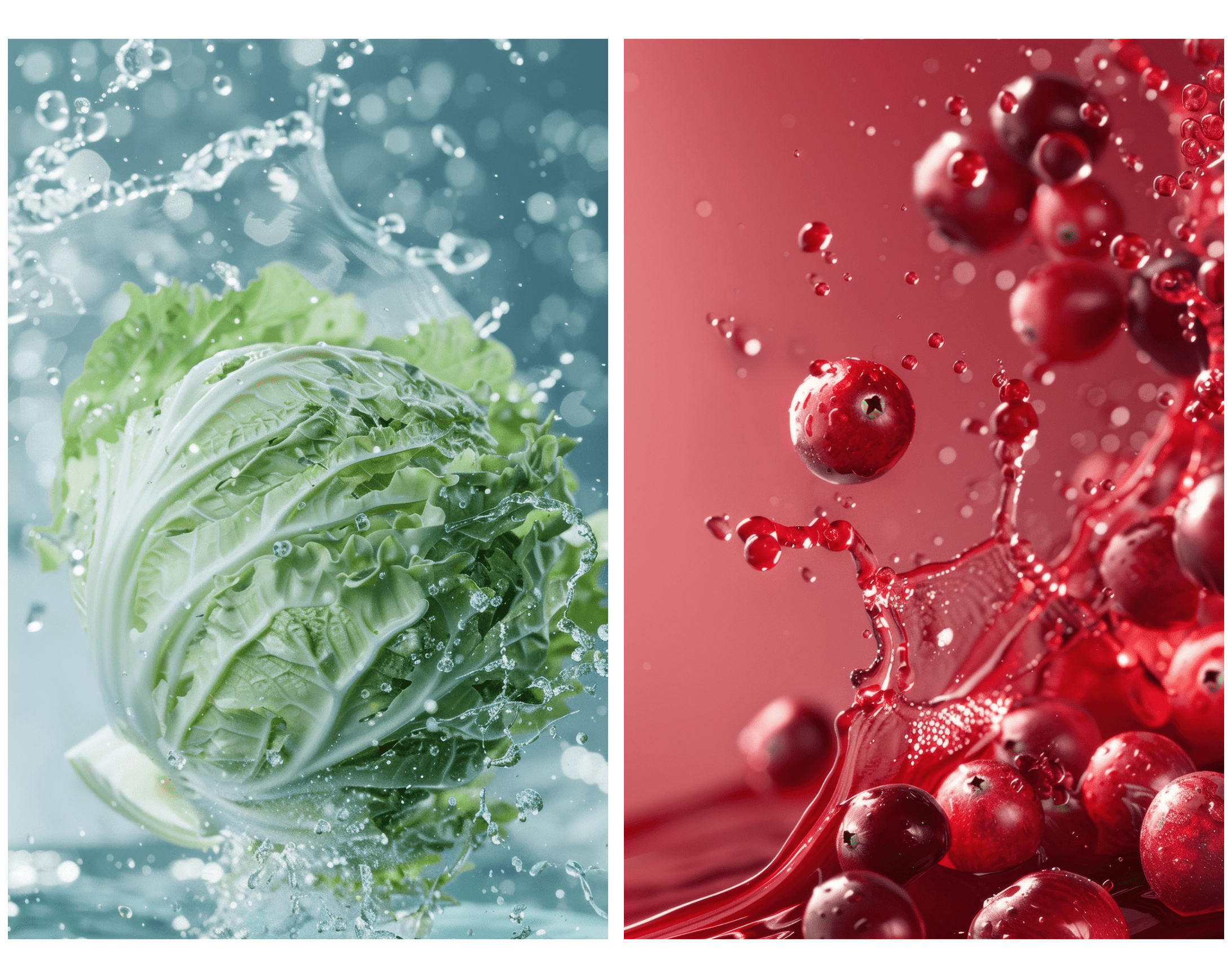 400 High-Resolution Fruit & Vegetable Images with Water Splashes Digital Download Sumobundle