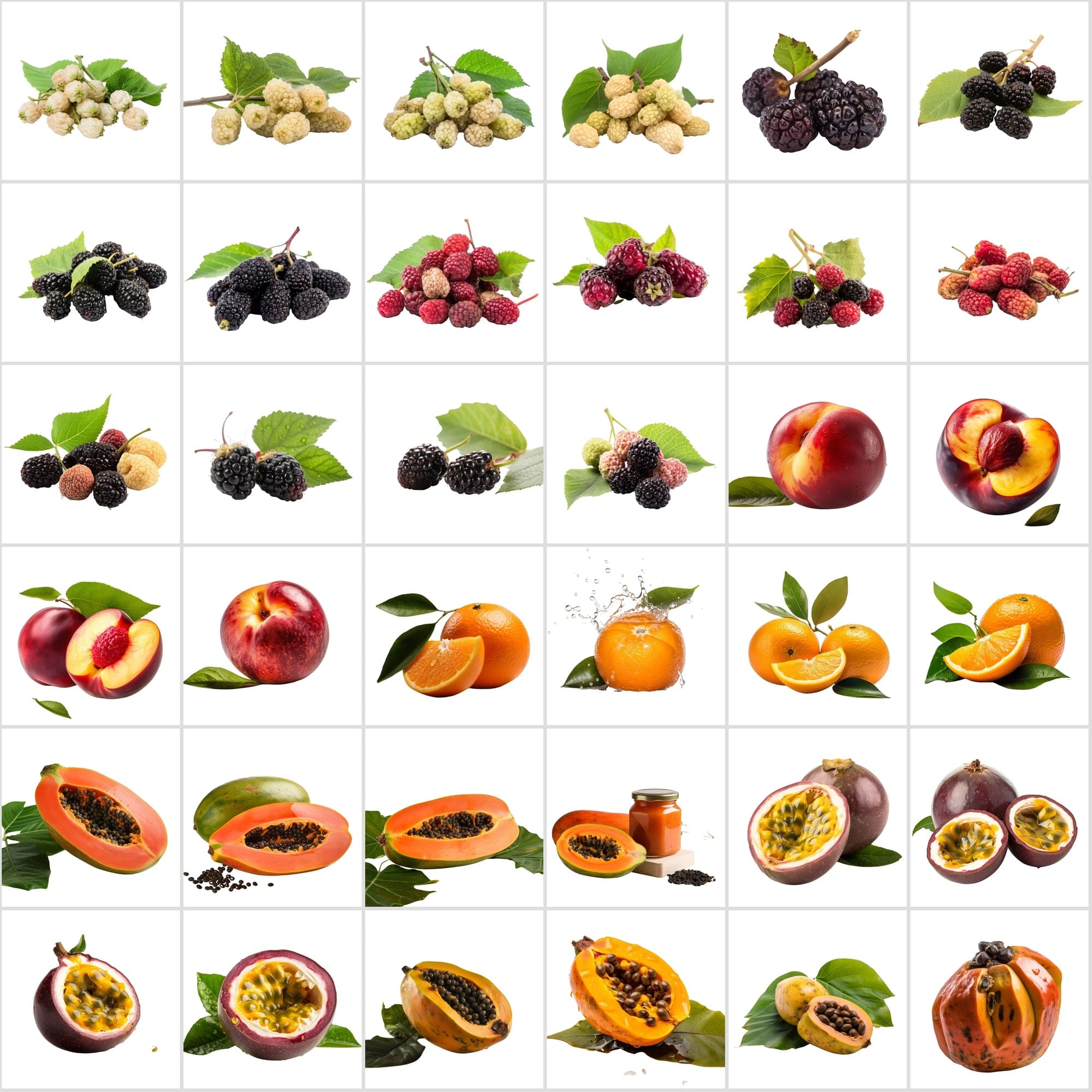 400 Isolated Fruit Photos with Transparent Background Digital Download Sumobundle