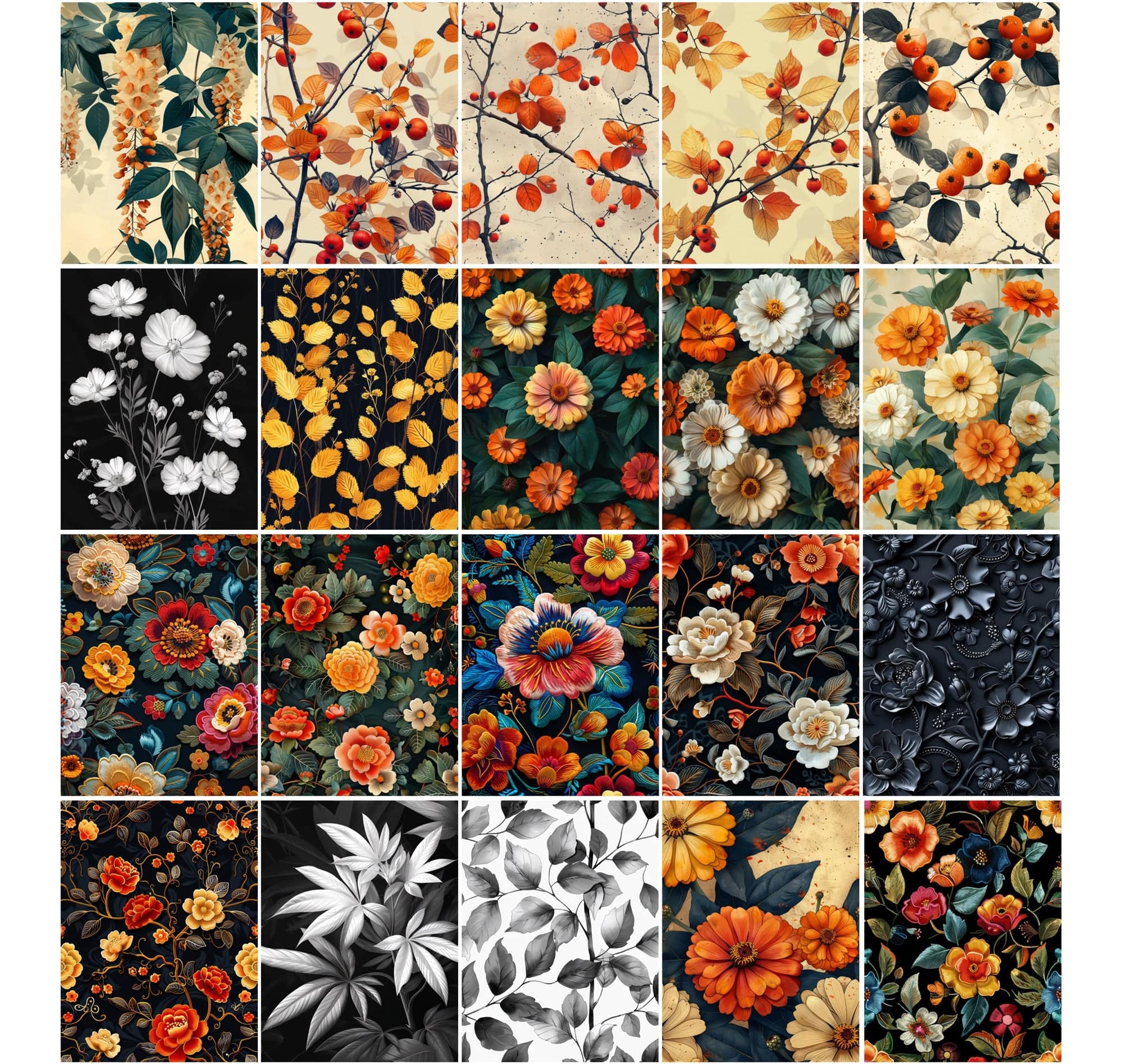 440 Floral Background Images Bundle Digital Download Sumobundle