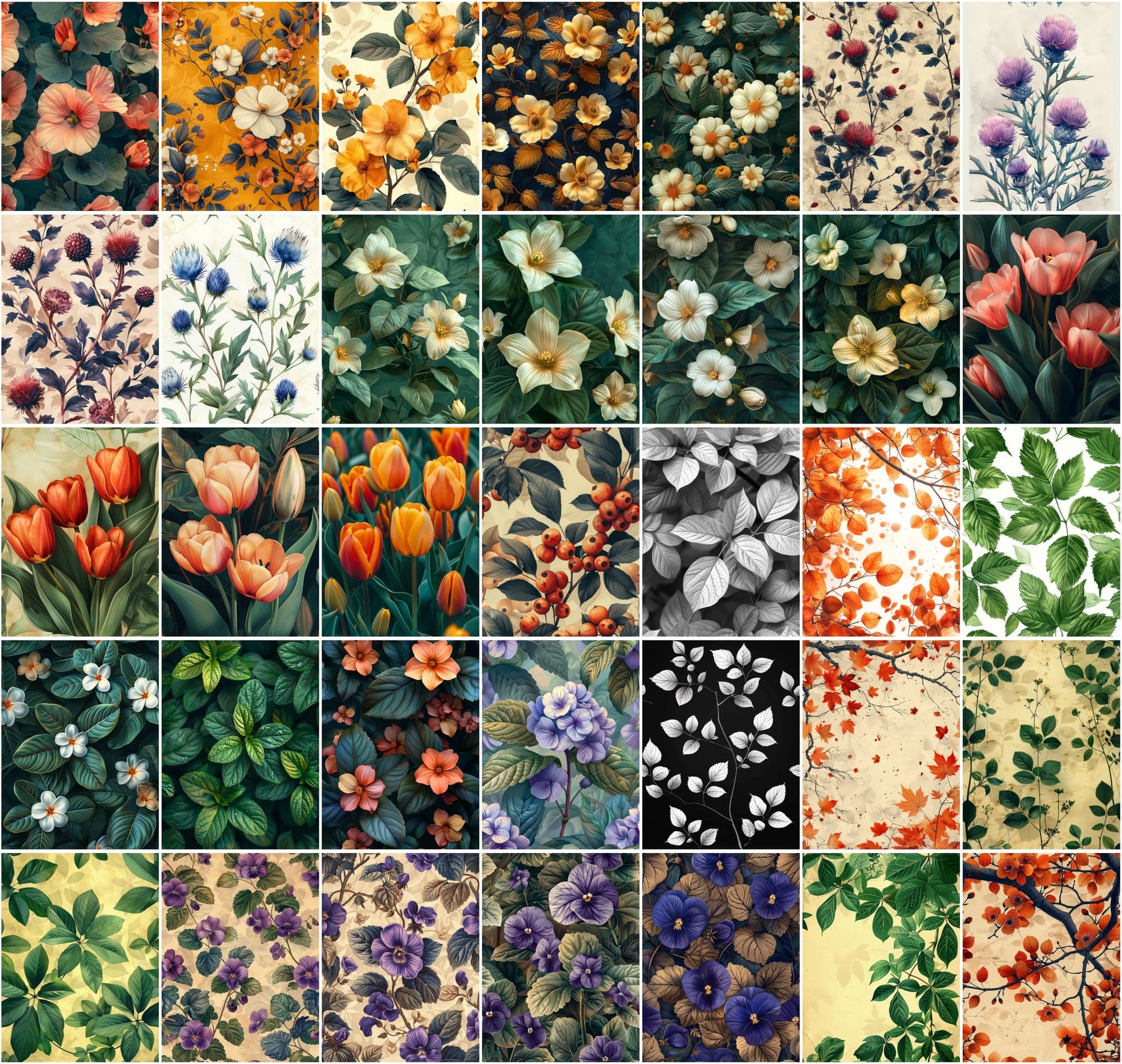 440 Floral Background Images Bundle Digital Download Sumobundle