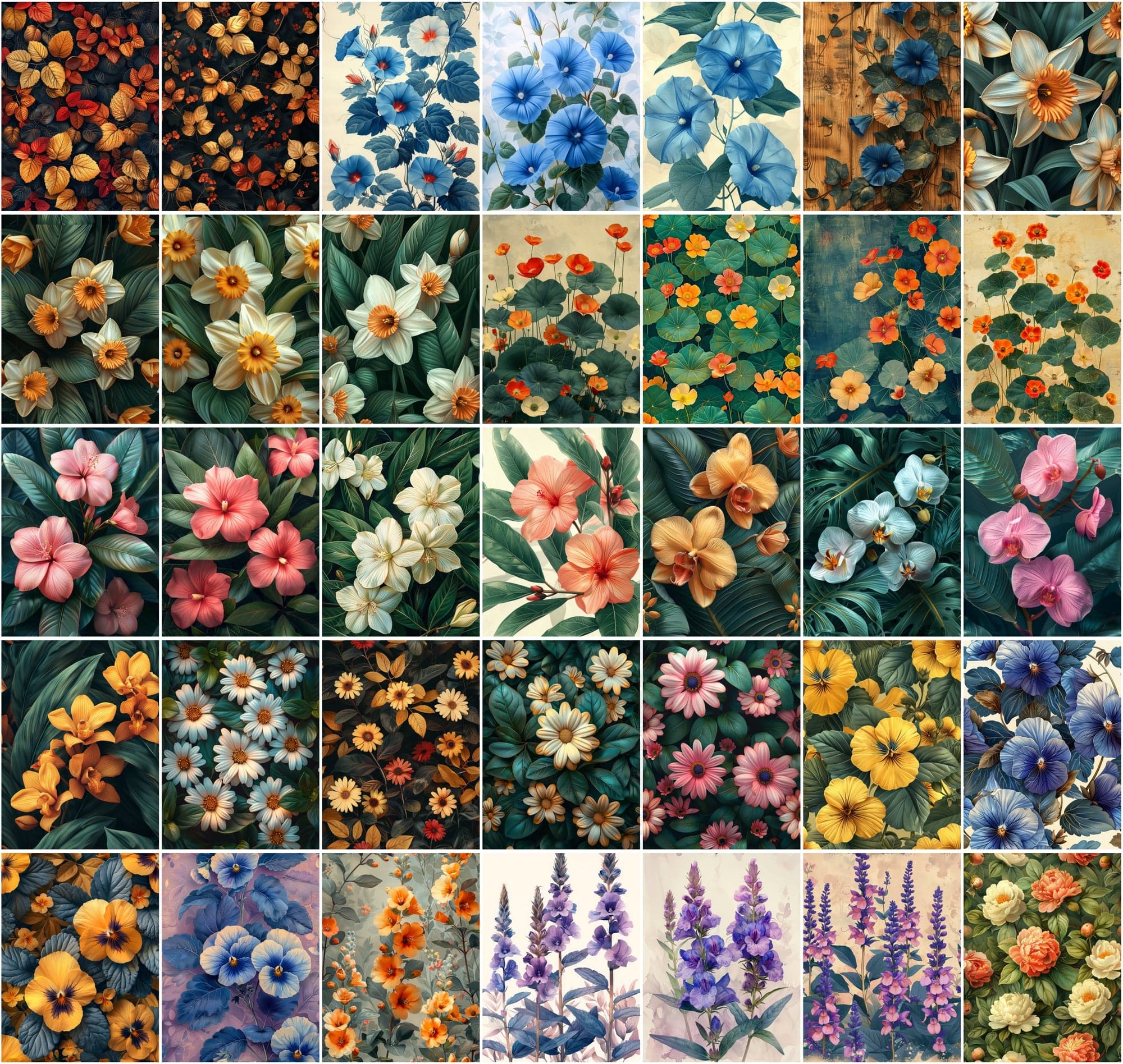 440 Floral Background Images Bundle Digital Download Sumobundle