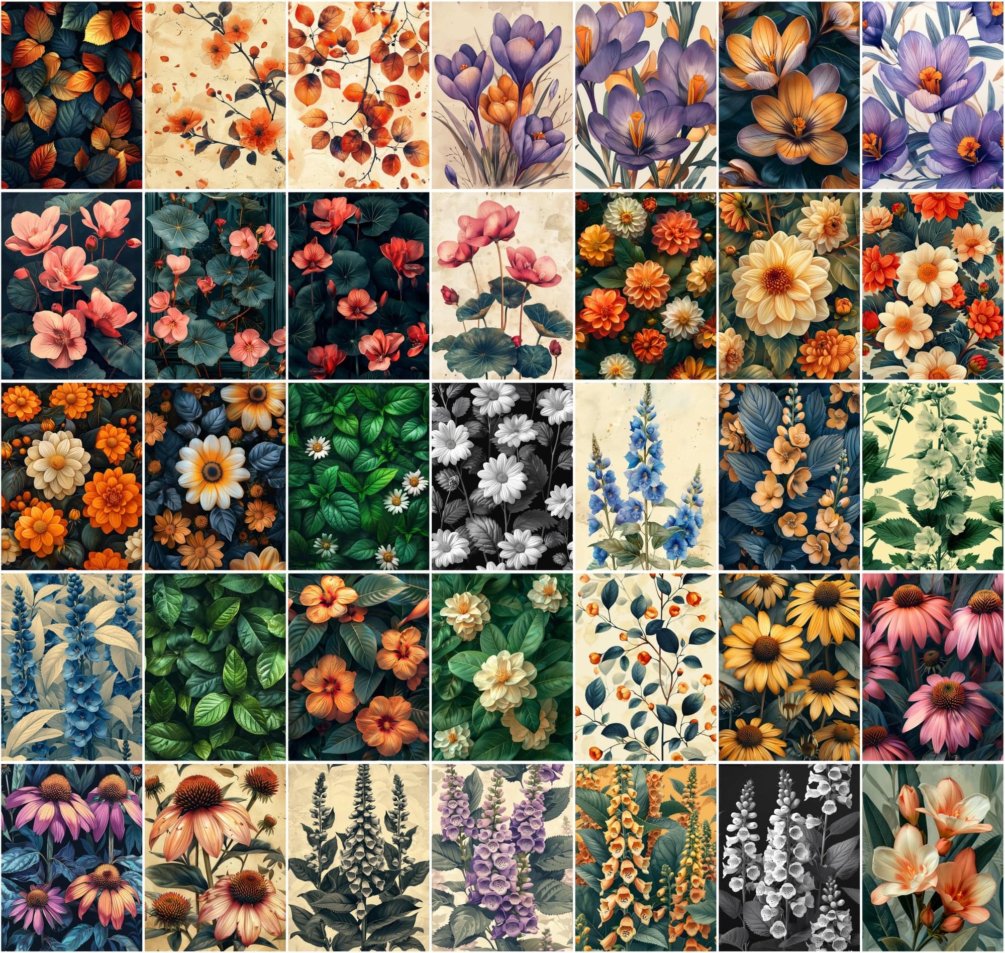 440 Floral Background Images Bundle Digital Download Sumobundle