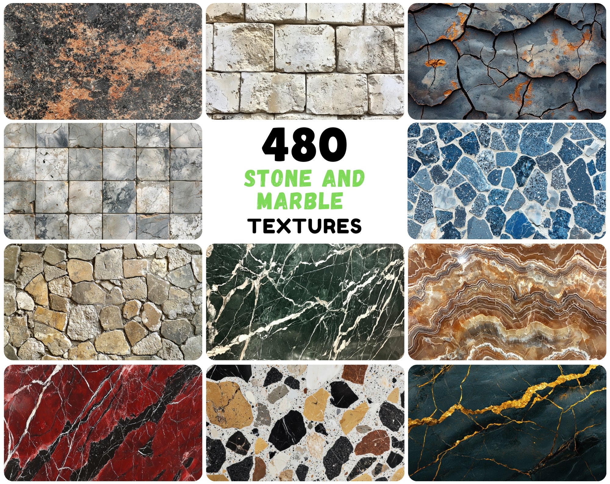 480 Stone and Marble Textures