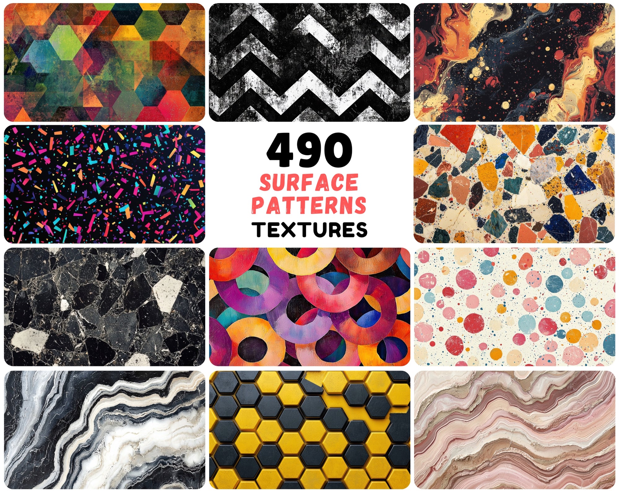 490 Surface Patterns Textures