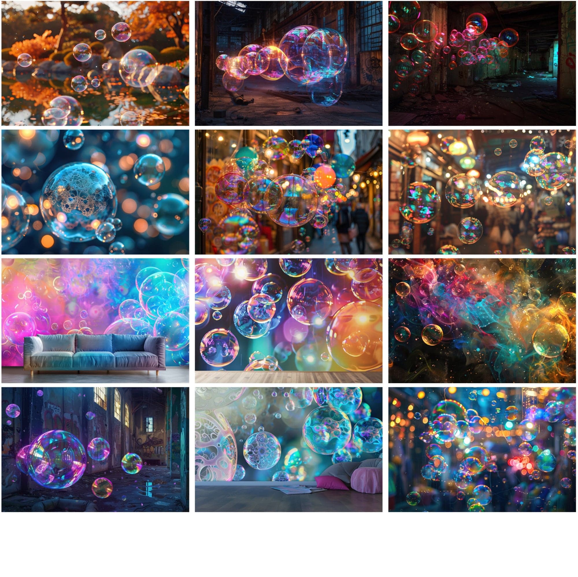 500 Unique Artistic Colourful Soap Bubbles Background Images Digital Download Sumobundle