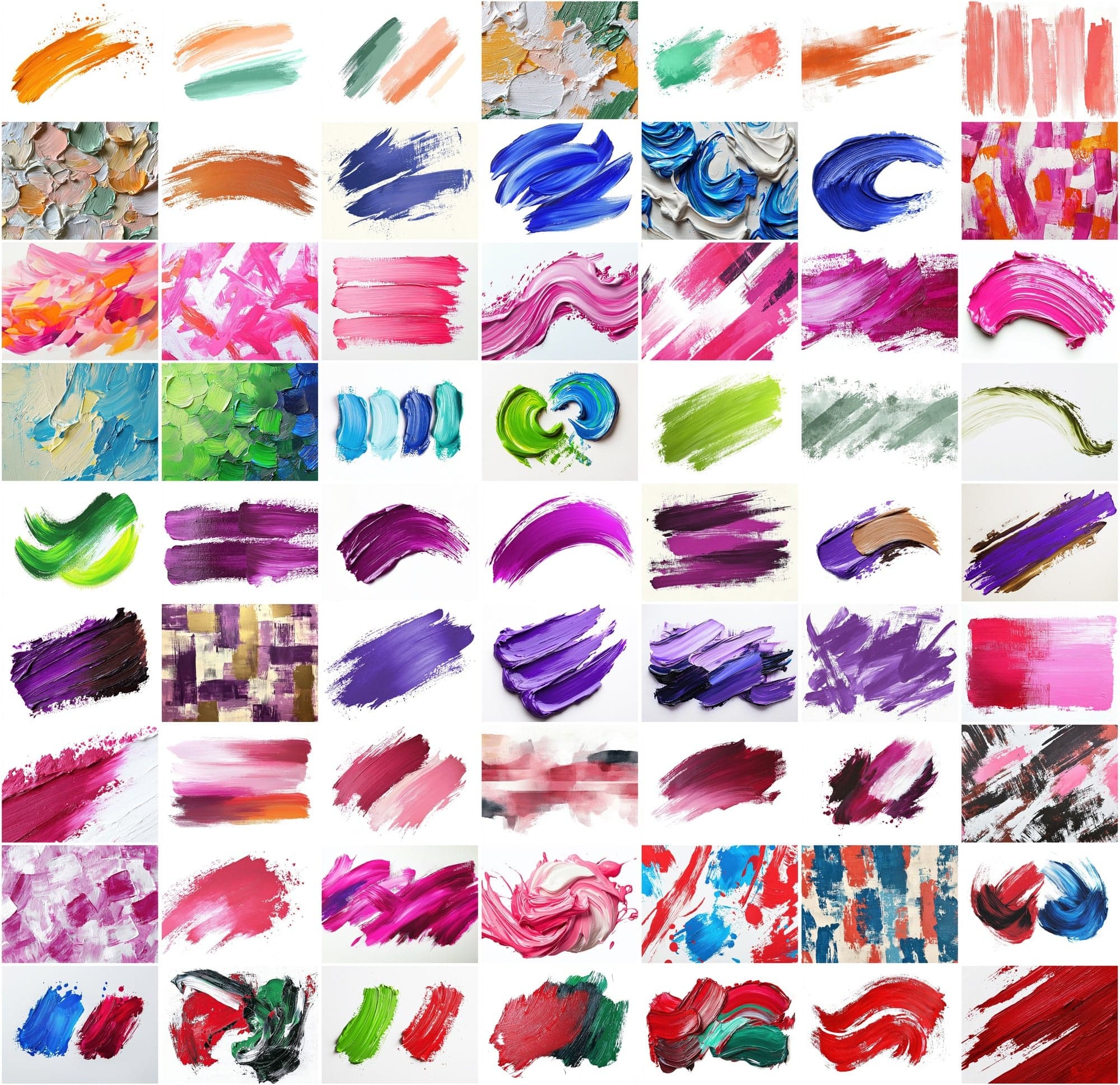 580 High-Resolution Brush Stroke Backgrounds Digital Download Sumobundle