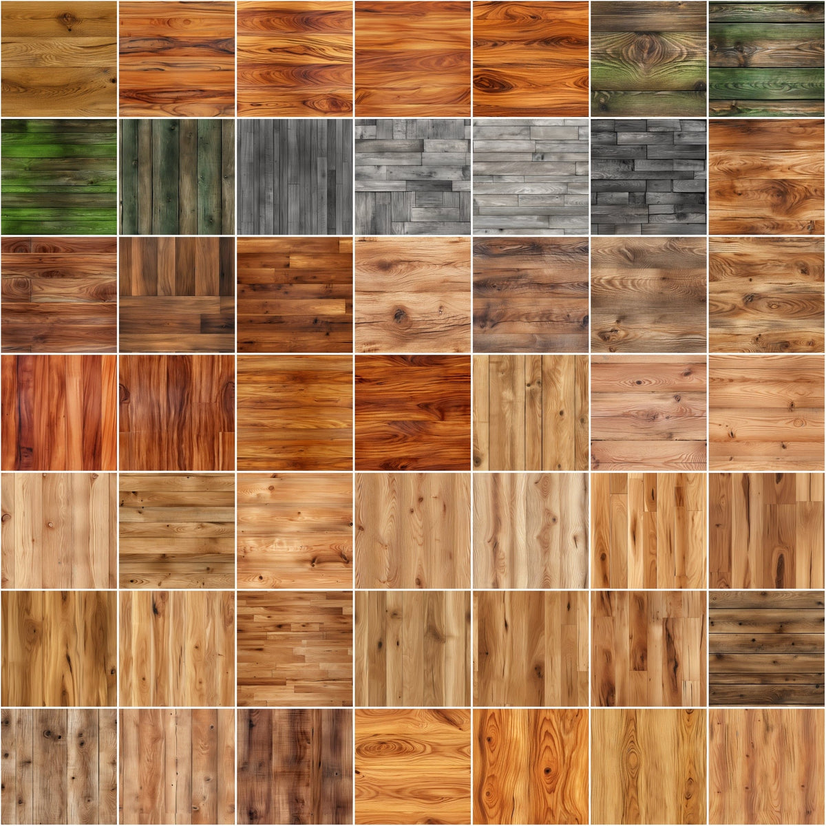 Wood Patterns 580 Seamless Wood Backgrounds & Photoshop Patterns Bundle - High-Resol