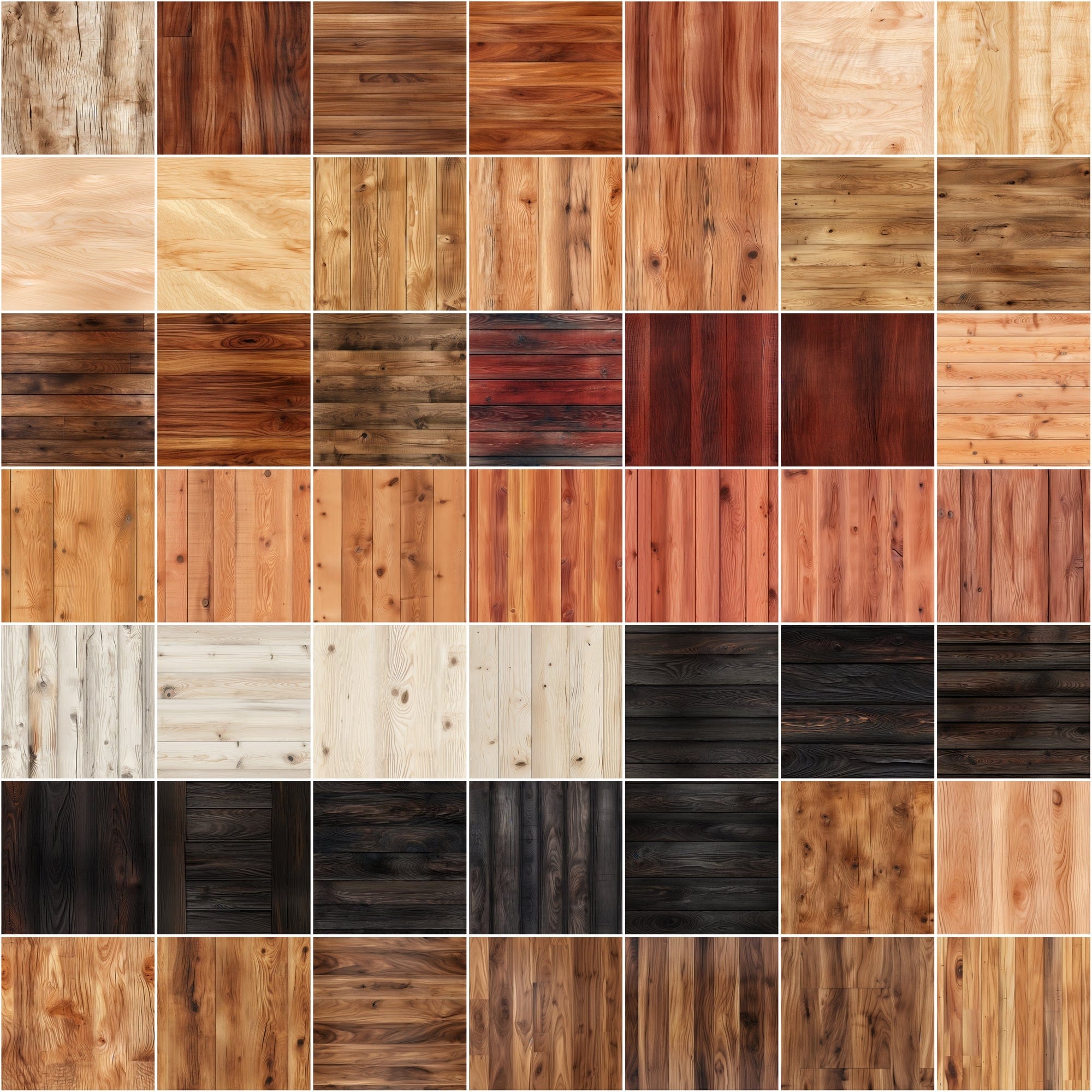 580 Seamless Wood Backgrounds & Photoshop Patterns Bundle - High-Resolution Images and .pat Files with Commercial License Sumobundle