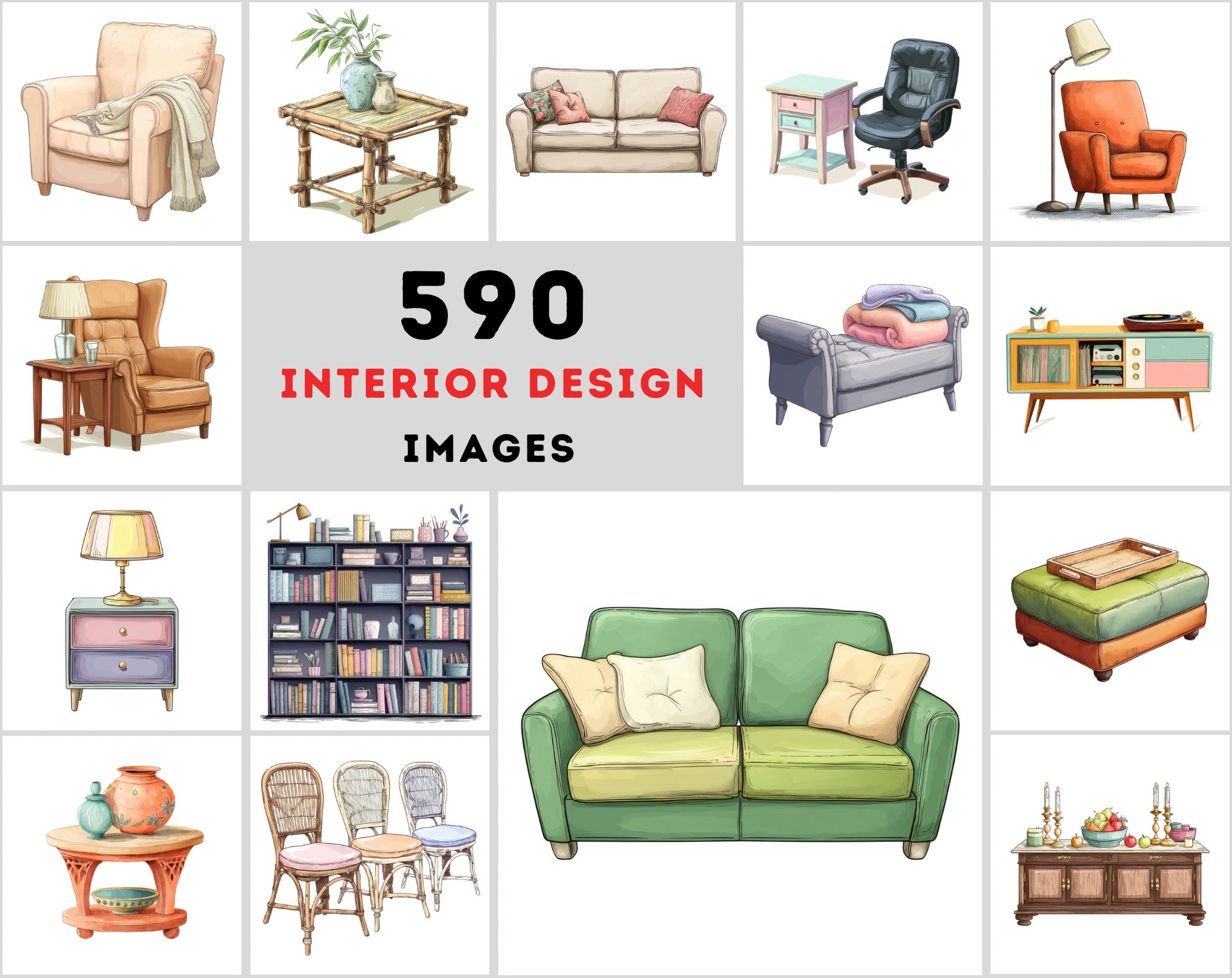 590 Minimalist Interior Design JPGs – Neutral Toned Furniture & Decor