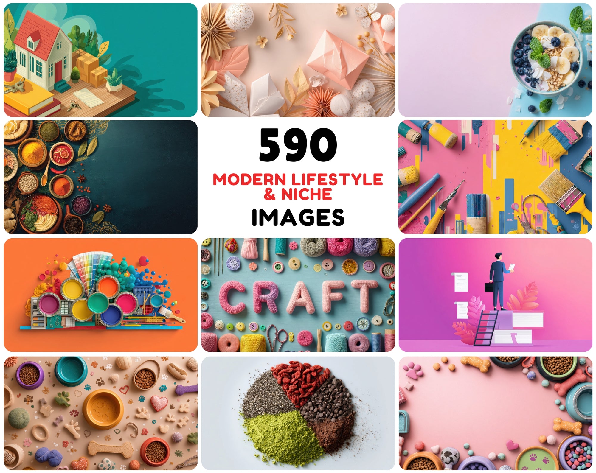 590 Vibrant JPG Images | Modern Lifestyle & Niche Themes