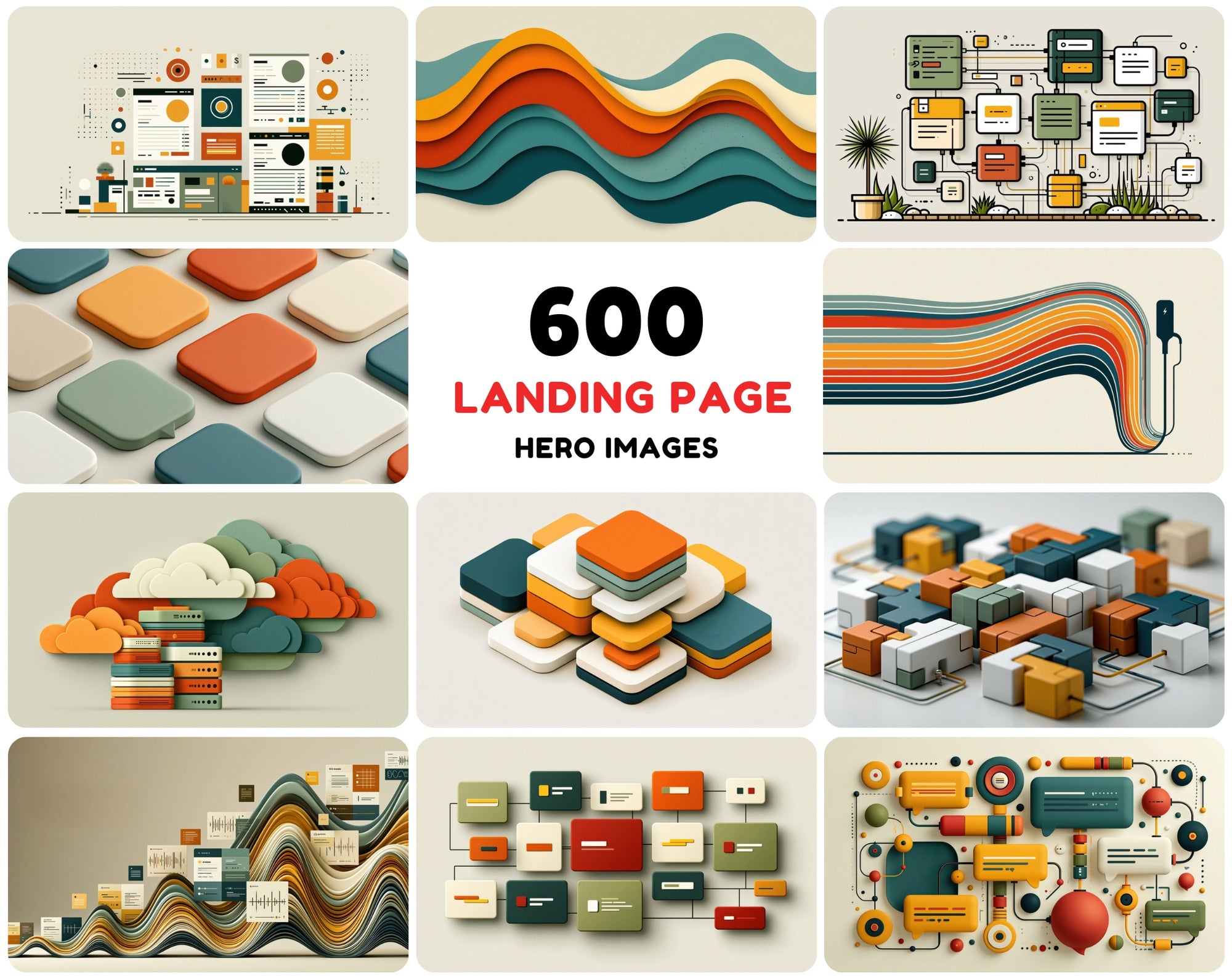 600 Hero Images for Websites, Landing Pages & Digital Branding – Commercial JPG Bundle
