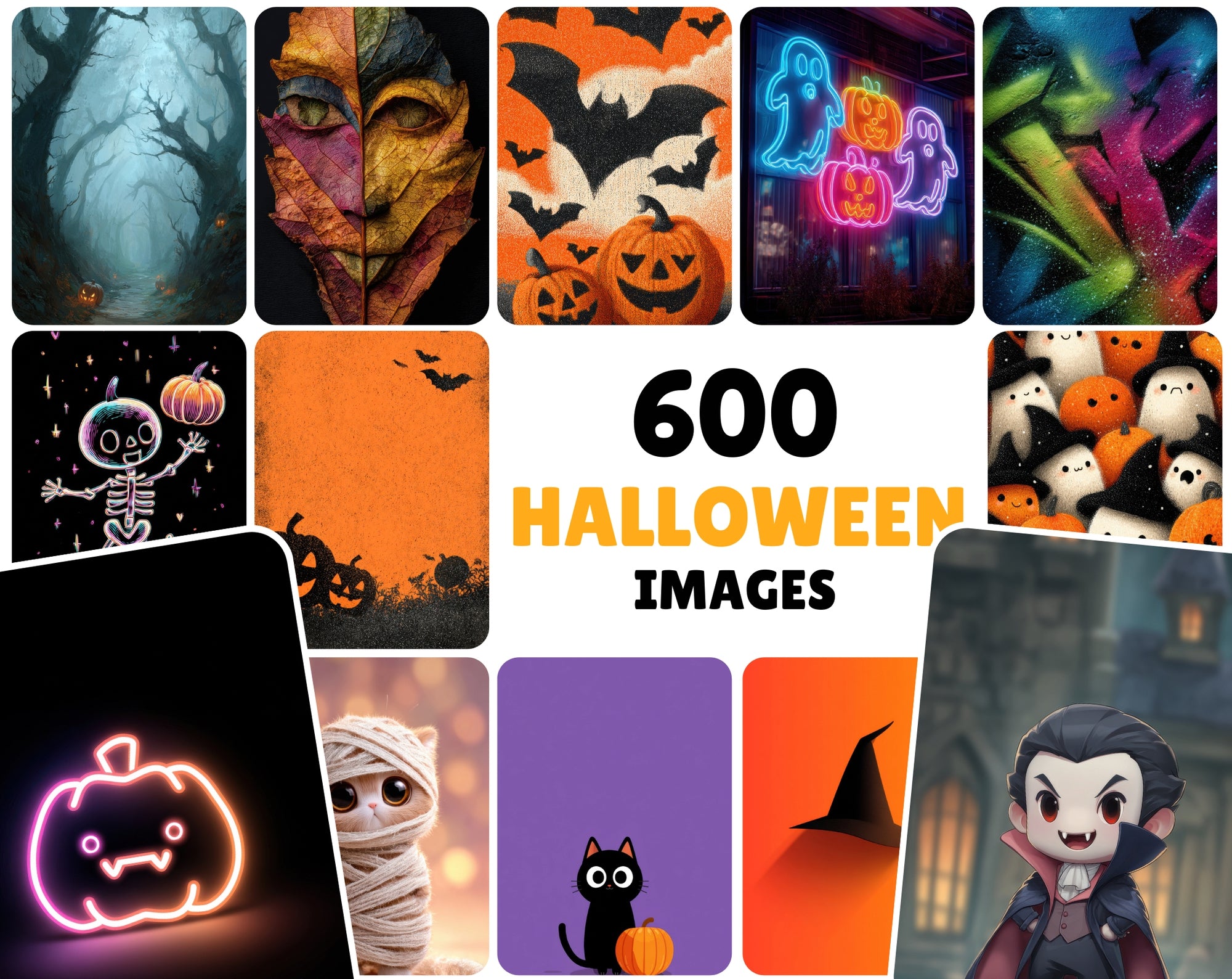 600 Halloween Images – Kawaii, Spooky & Aesthetic Designs