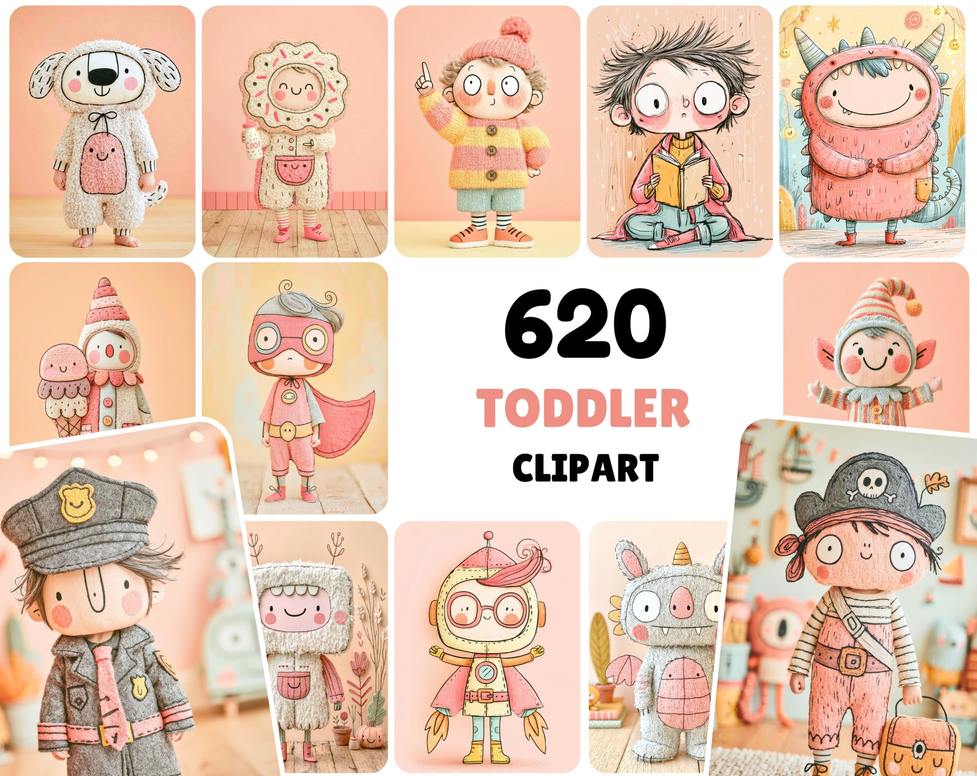 620 Cute Toddler Clipart Images