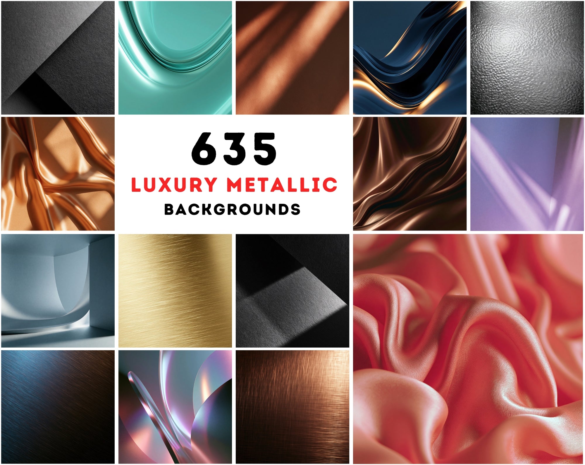 635 Luxury Metallic Background Images – Minimalist Brand Identity Backgrounds for Business, Social Media & Design