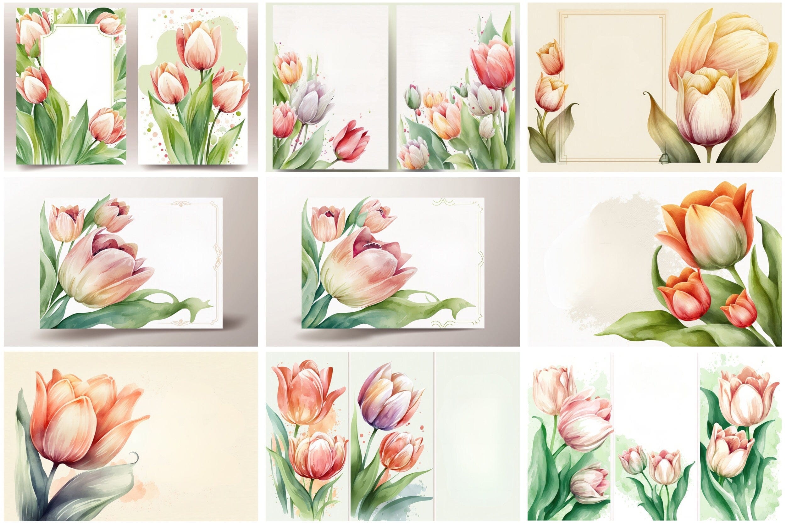 70 Stunning Tulip Images Bundle: Perfect for Banners & Cards - High-Resolution, Royalty-Free, and Ready for Instant Download Digital Download Sumobundle