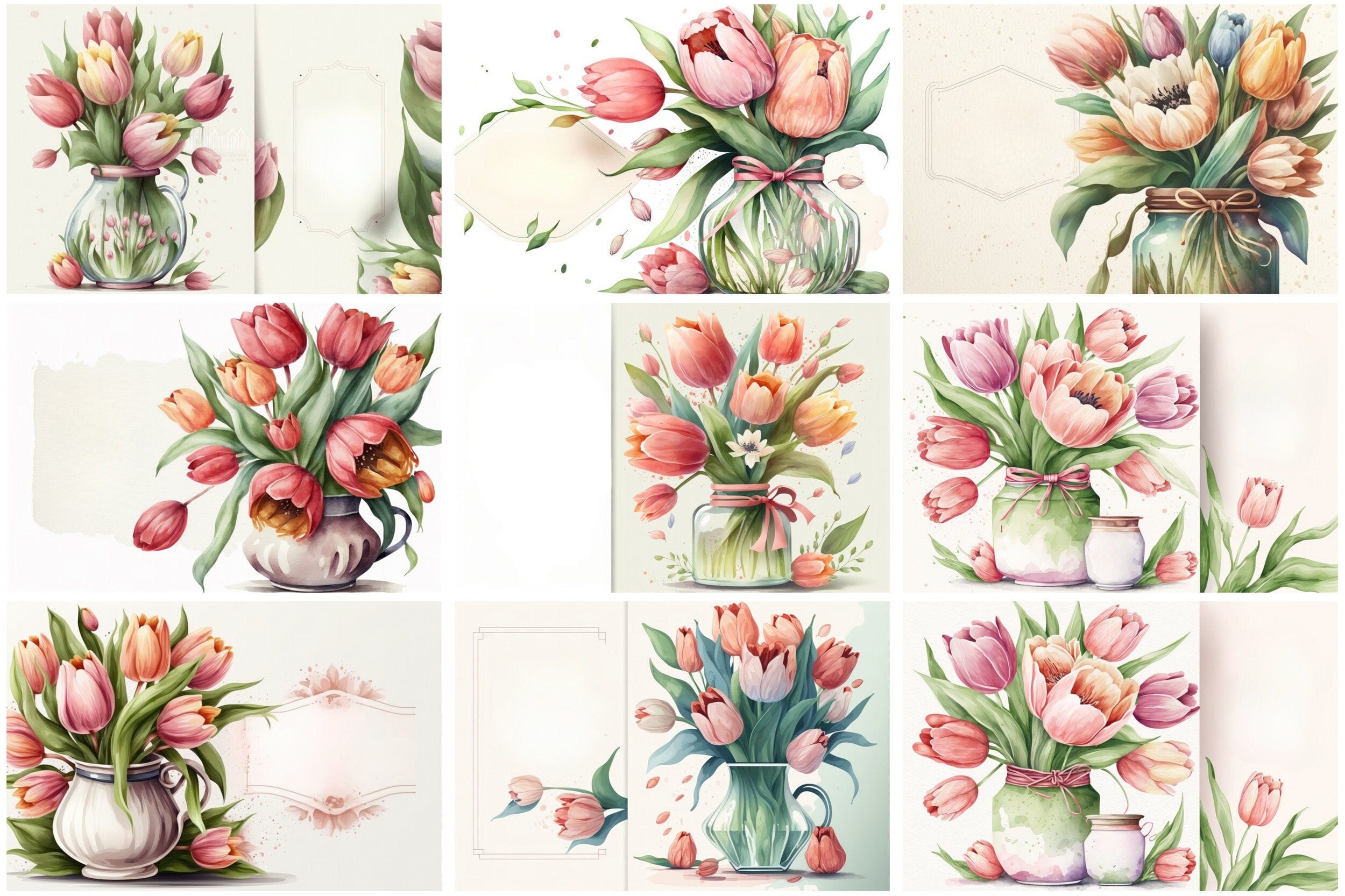 70 Stunning Tulip Images Bundle: Perfect for Banners & Cards - High-Resolution, Royalty-Free, and Ready for Instant Download Digital Download Sumobundle