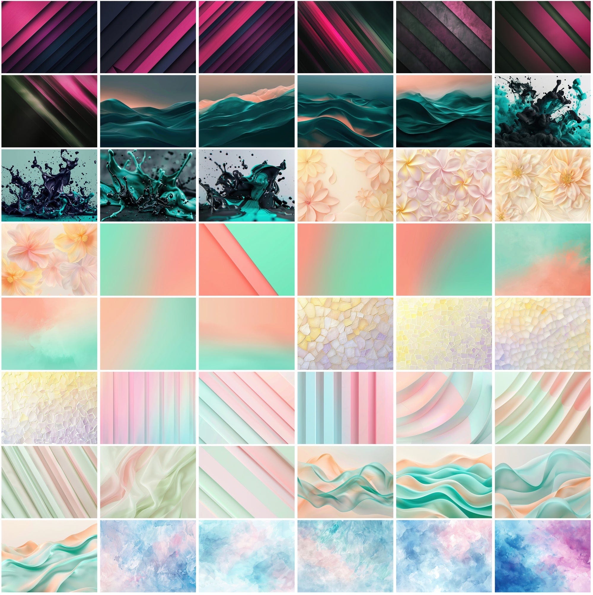 800+ High-Resolution Colorful Backgrounds - Commercial License Included Digital Download Sumobundle