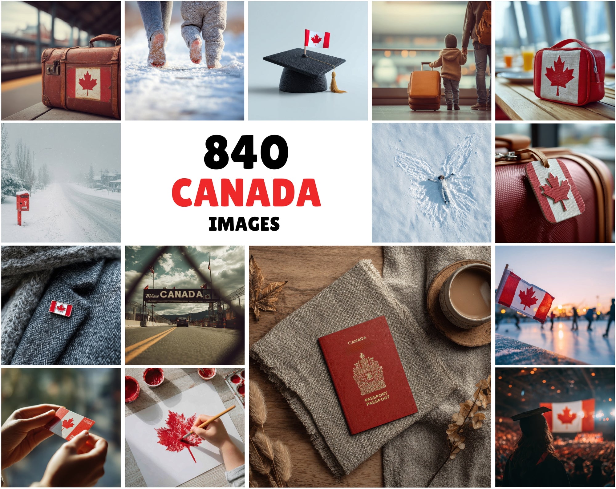 840 Canada Travel & Immigration Photos | Maple Leaf, Flag, Passport, Landmarks