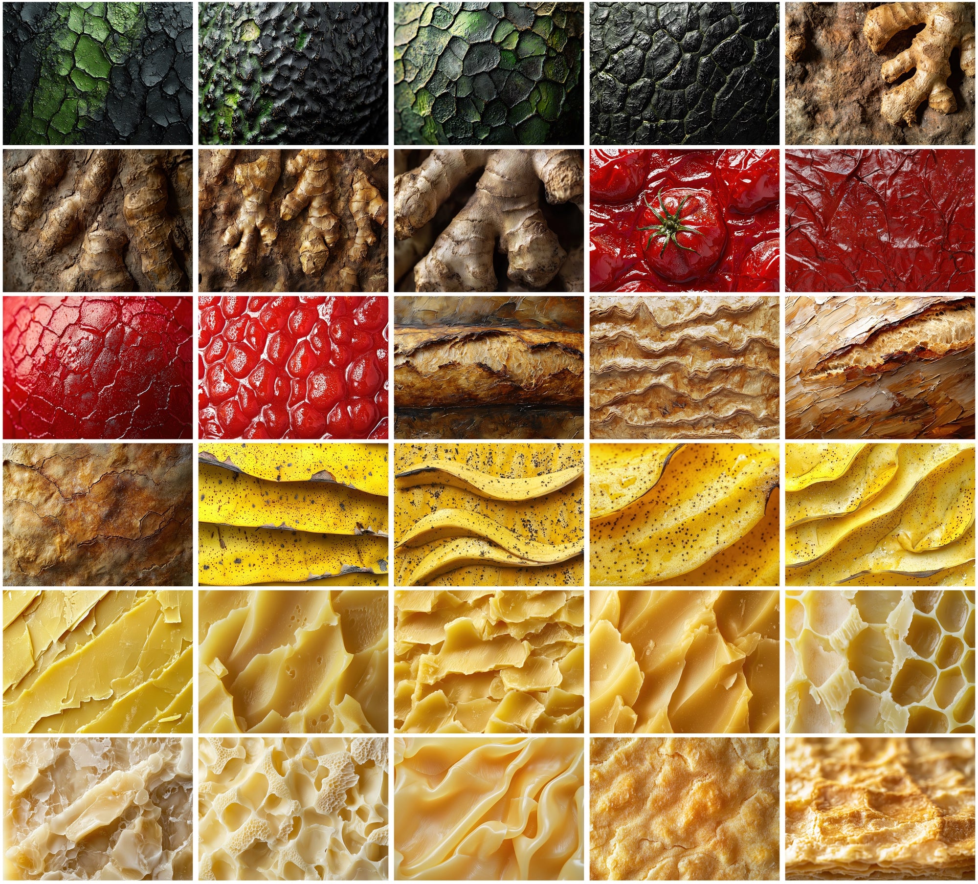 500 Food and Organic Material Textures