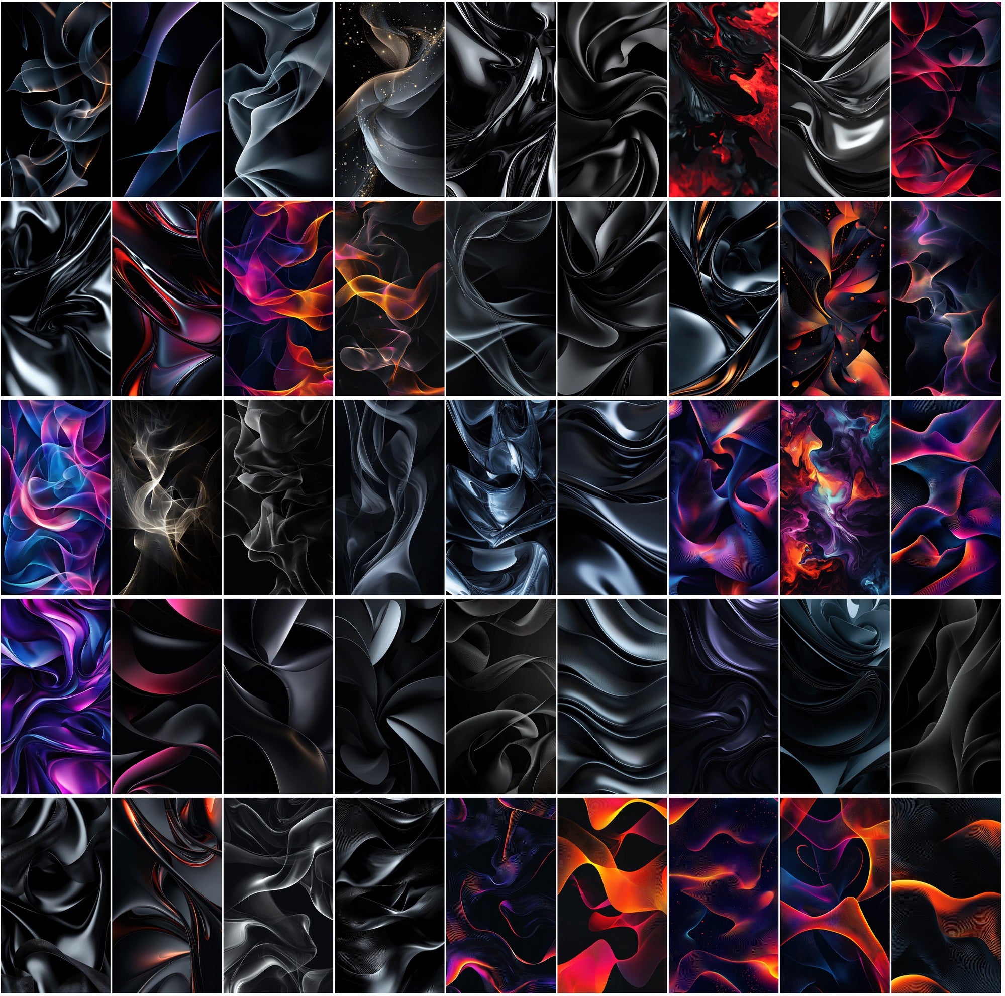 550 Dark Abstract Gradient Backgrounds