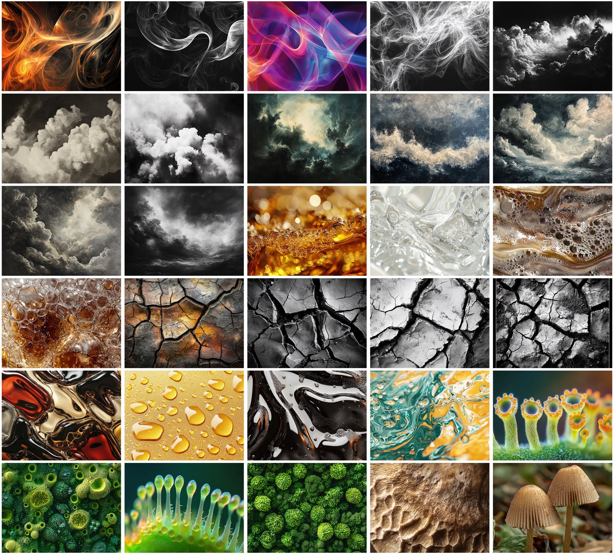 490 Organic and Abstract Textures