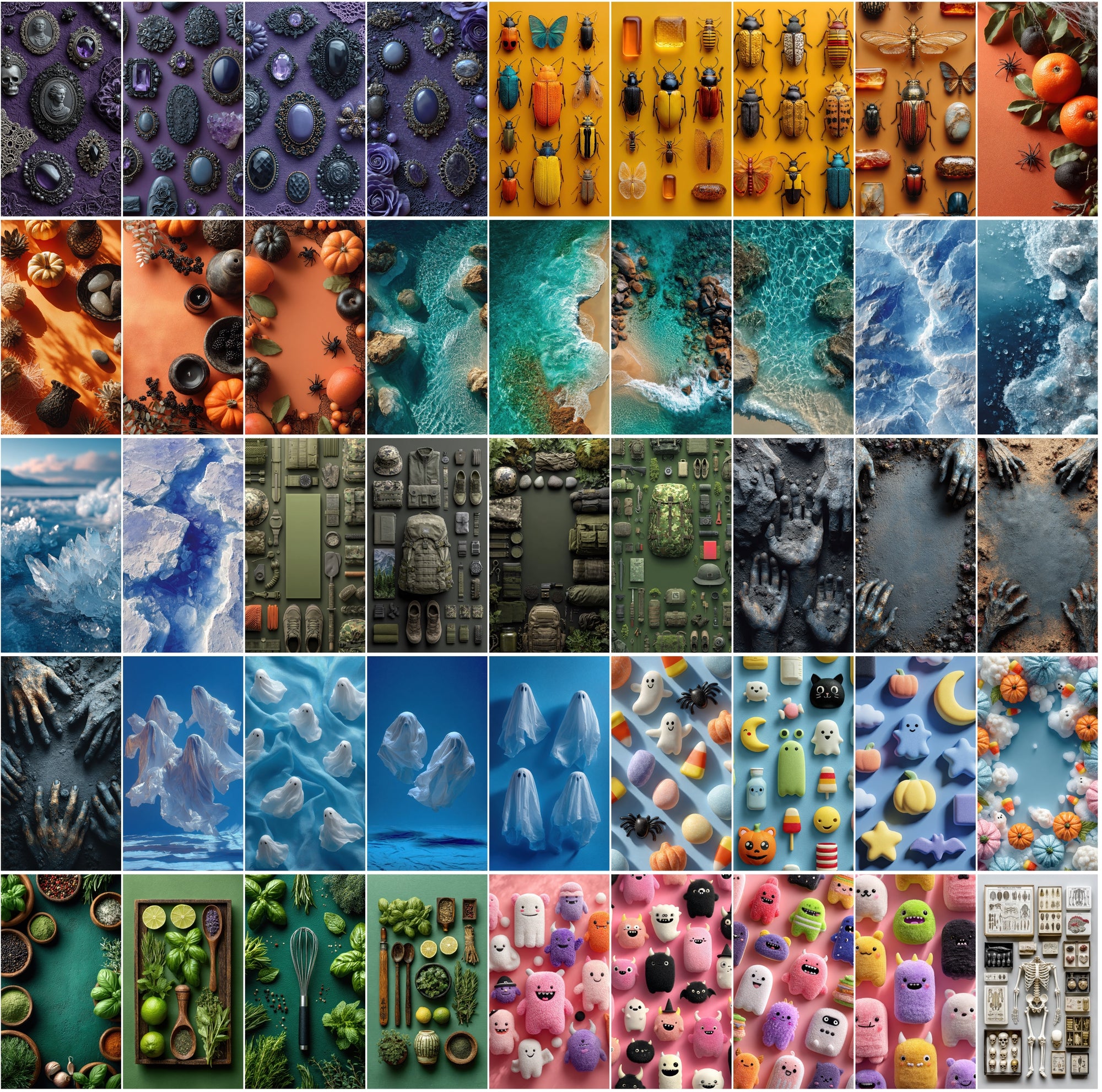 600 Flat Lay Backgrounds • 9:16 Vertical • JPG • Commercial Use
