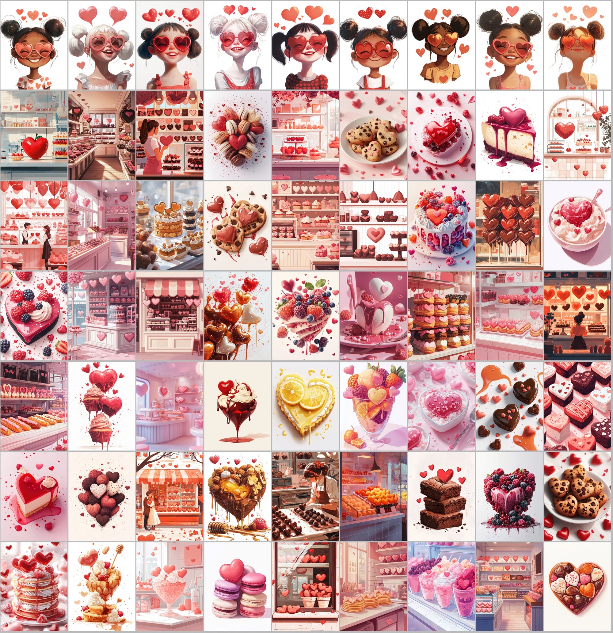 660 Valentine’s Day Lover Illustrations