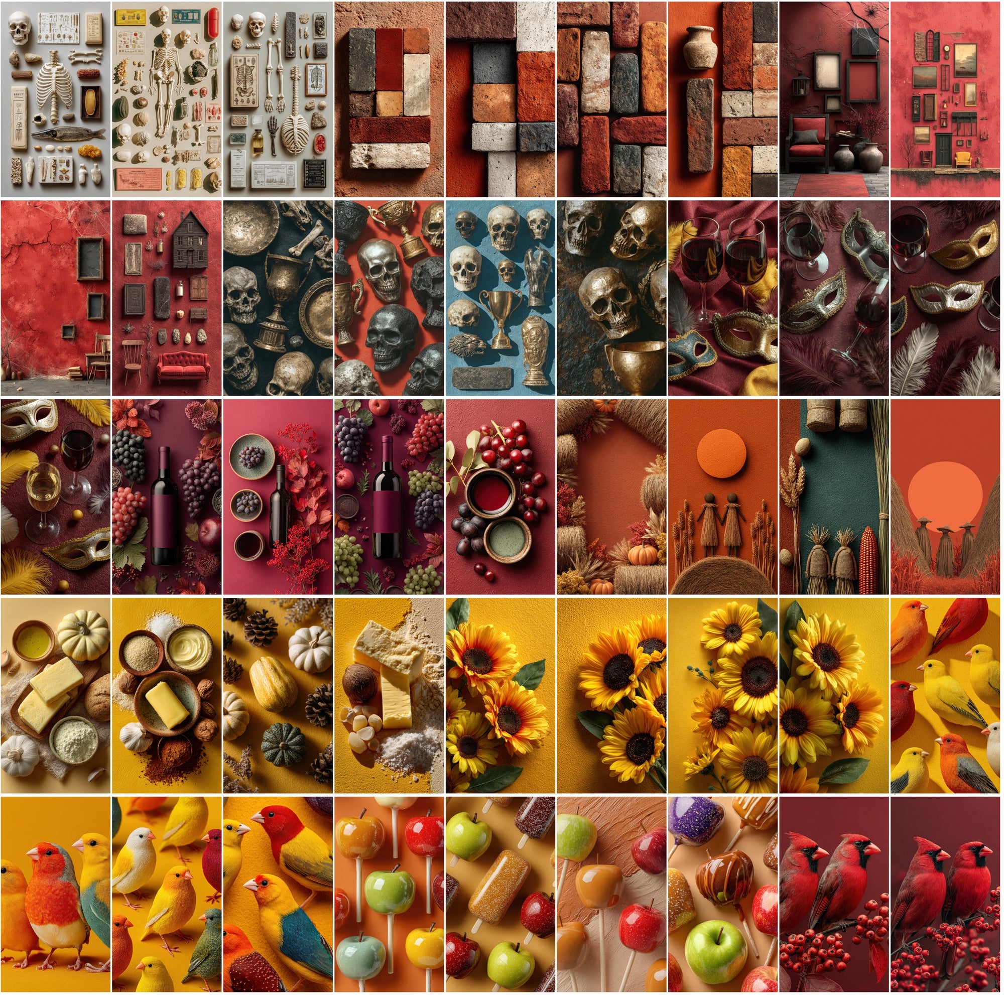 600 Flat Lay Backgrounds • 9:16 Vertical • JPG • Commercial Use