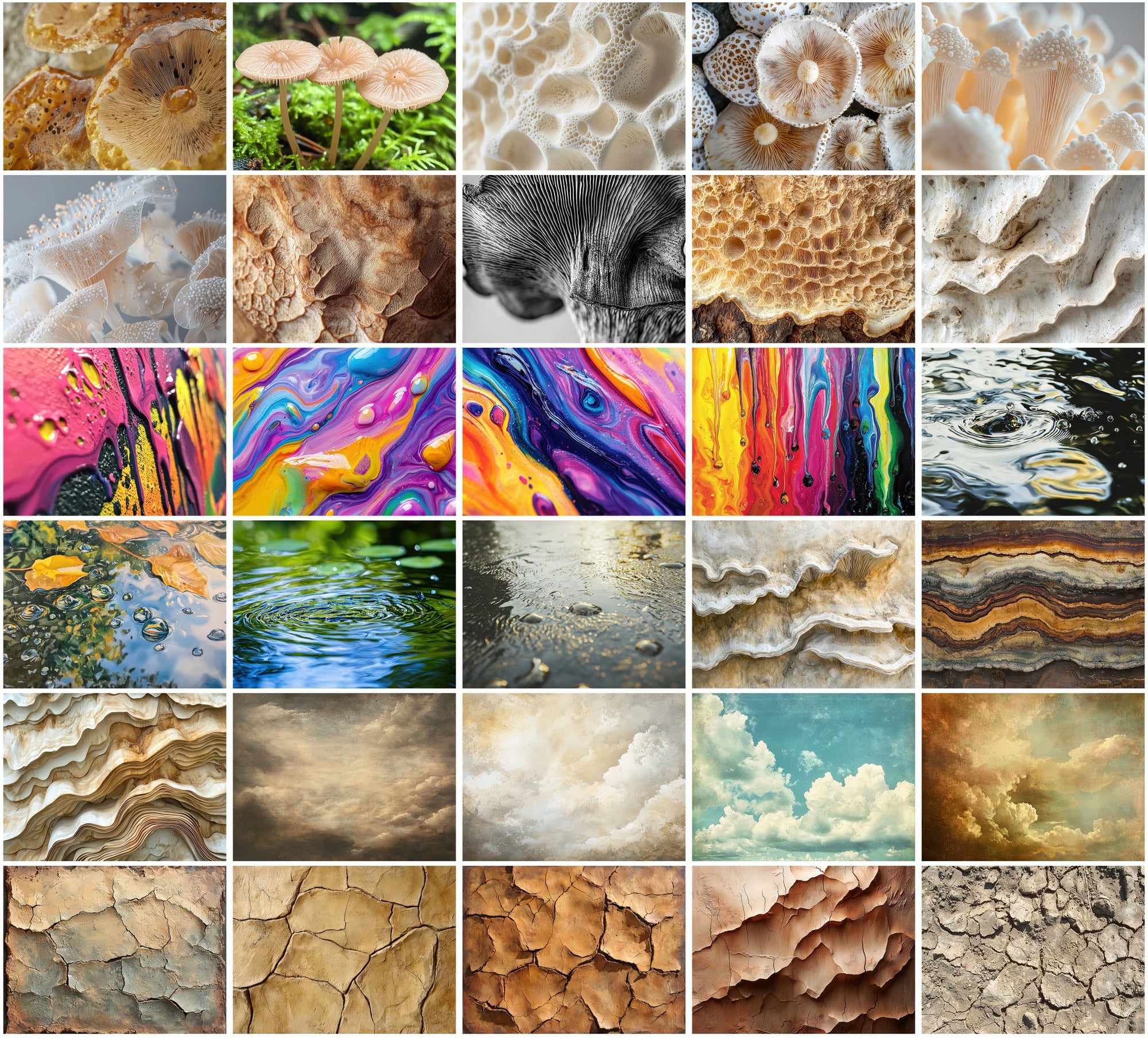 490 Organic and Abstract Textures