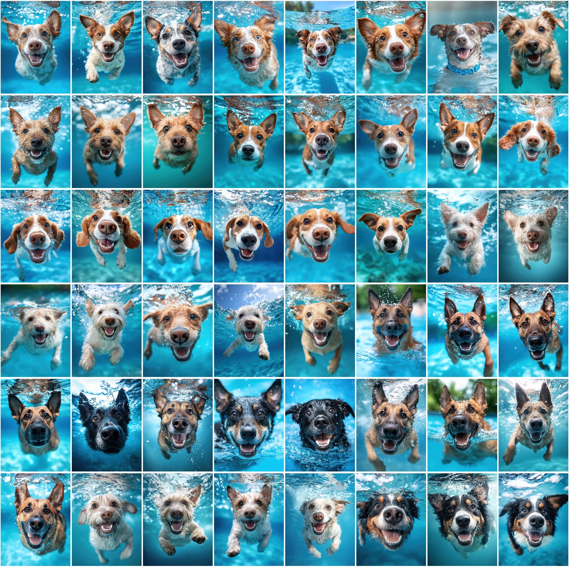 660 Stunning Underwater Dog Breed Photos