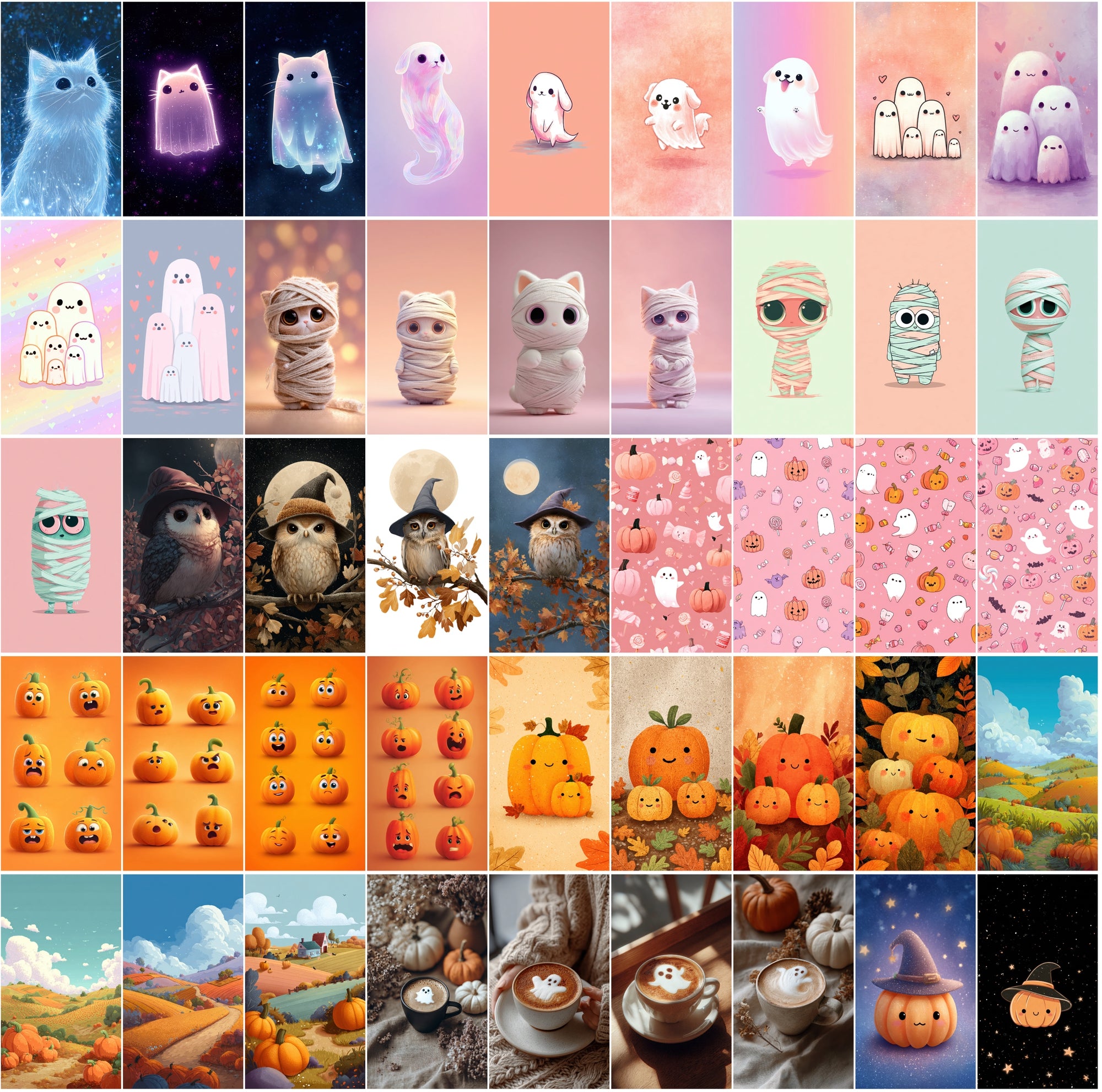 600 Halloween Images – Kawaii, Spooky & Aesthetic Designs