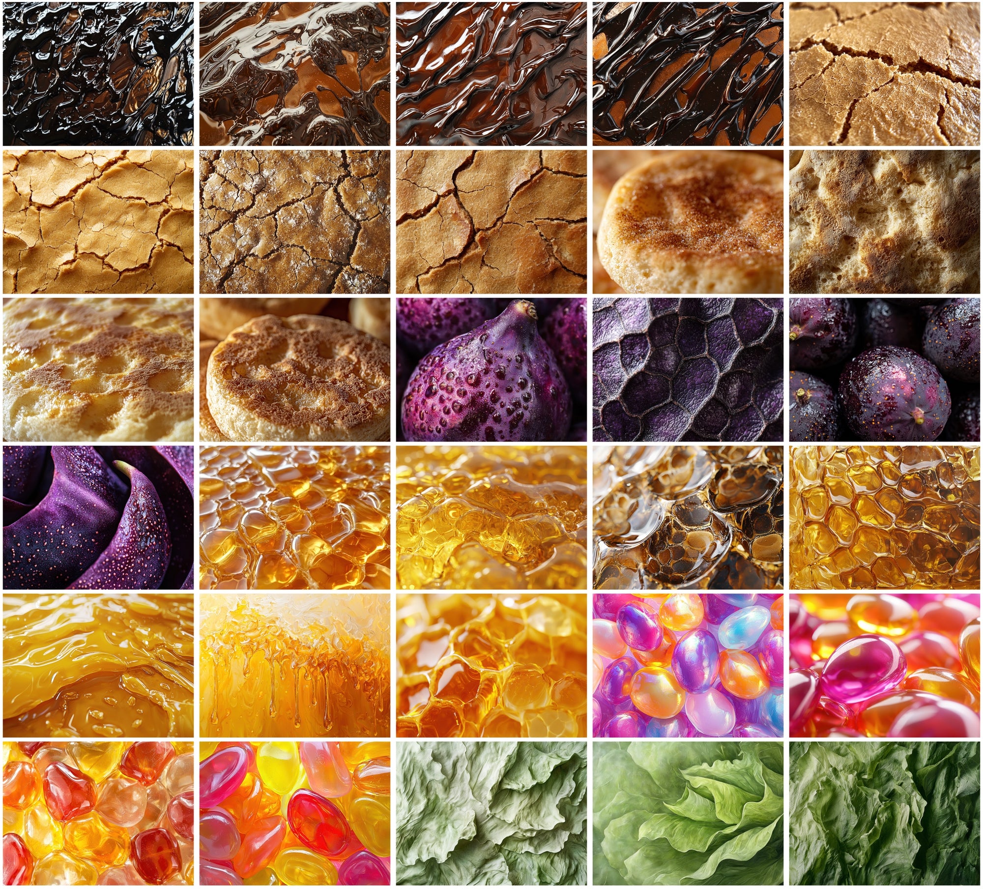 500 Food and Organic Material Textures