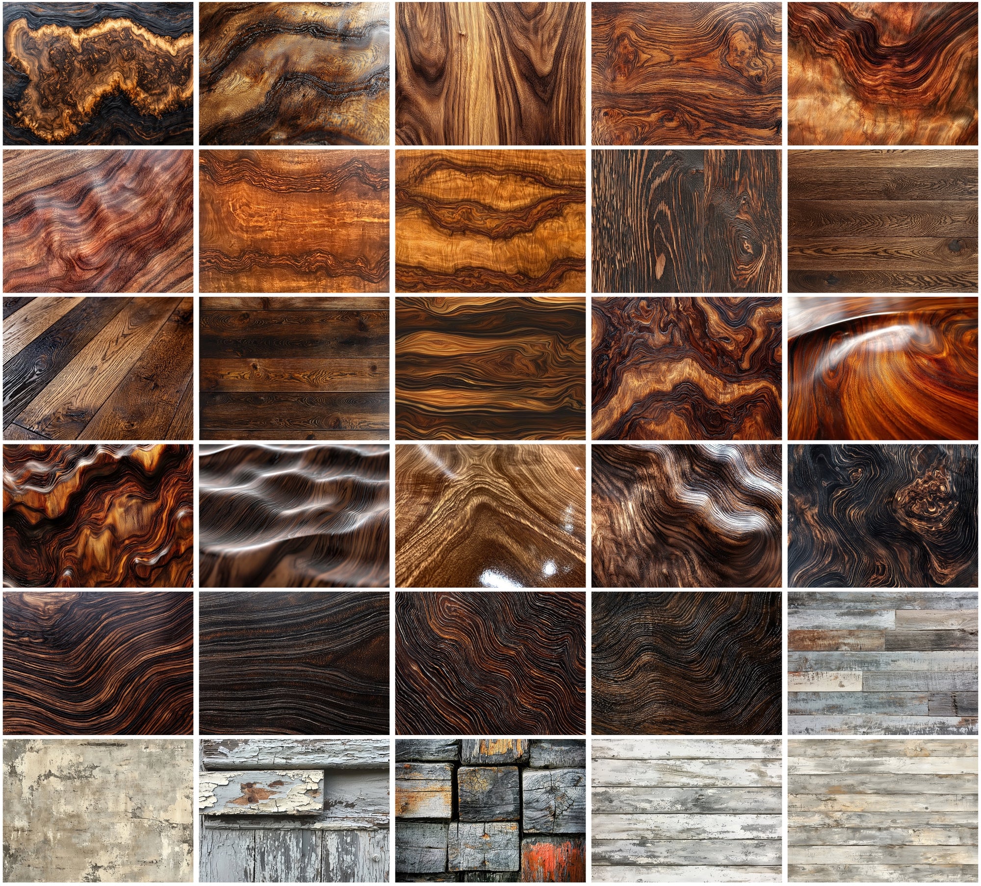 360 Wood Grain Textures