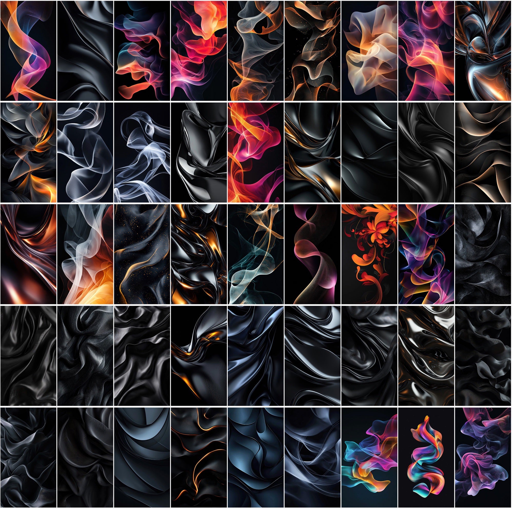 550 Dark Abstract Gradient Backgrounds