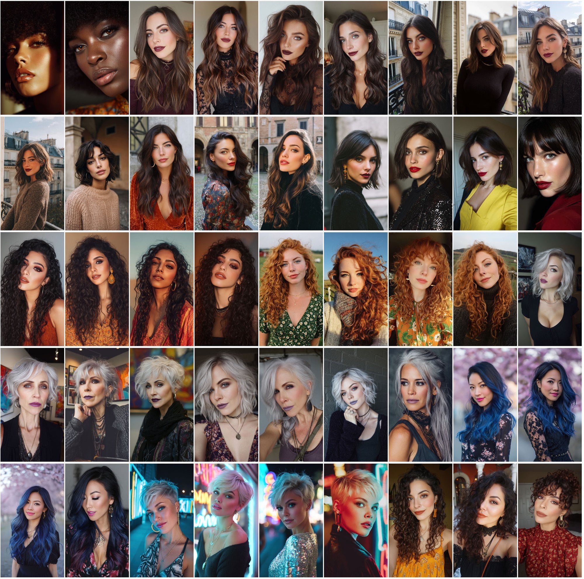 530 Influencer Aesthetic Portraits