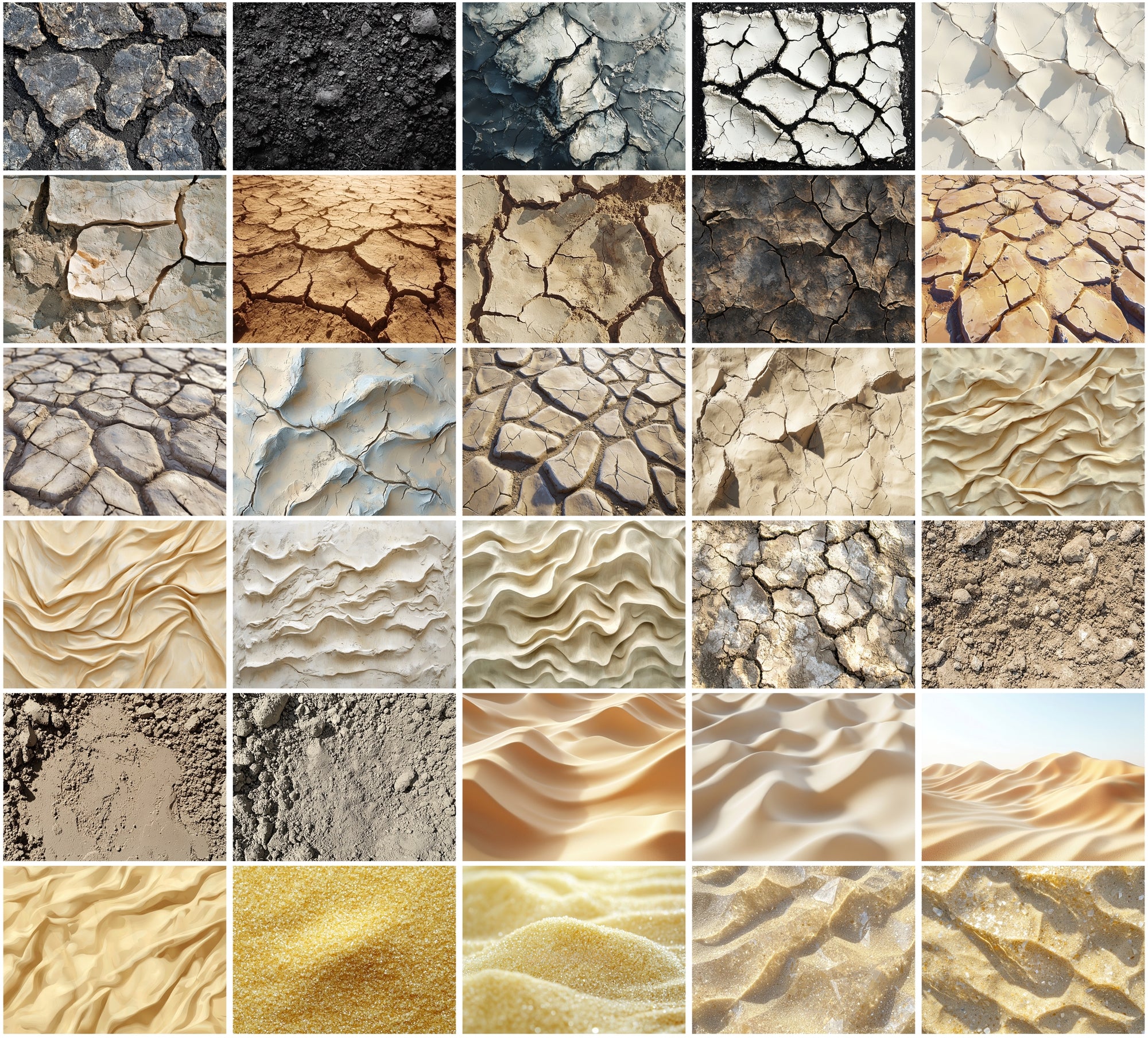 280 Sand, Soil, Water, and Ice Textures