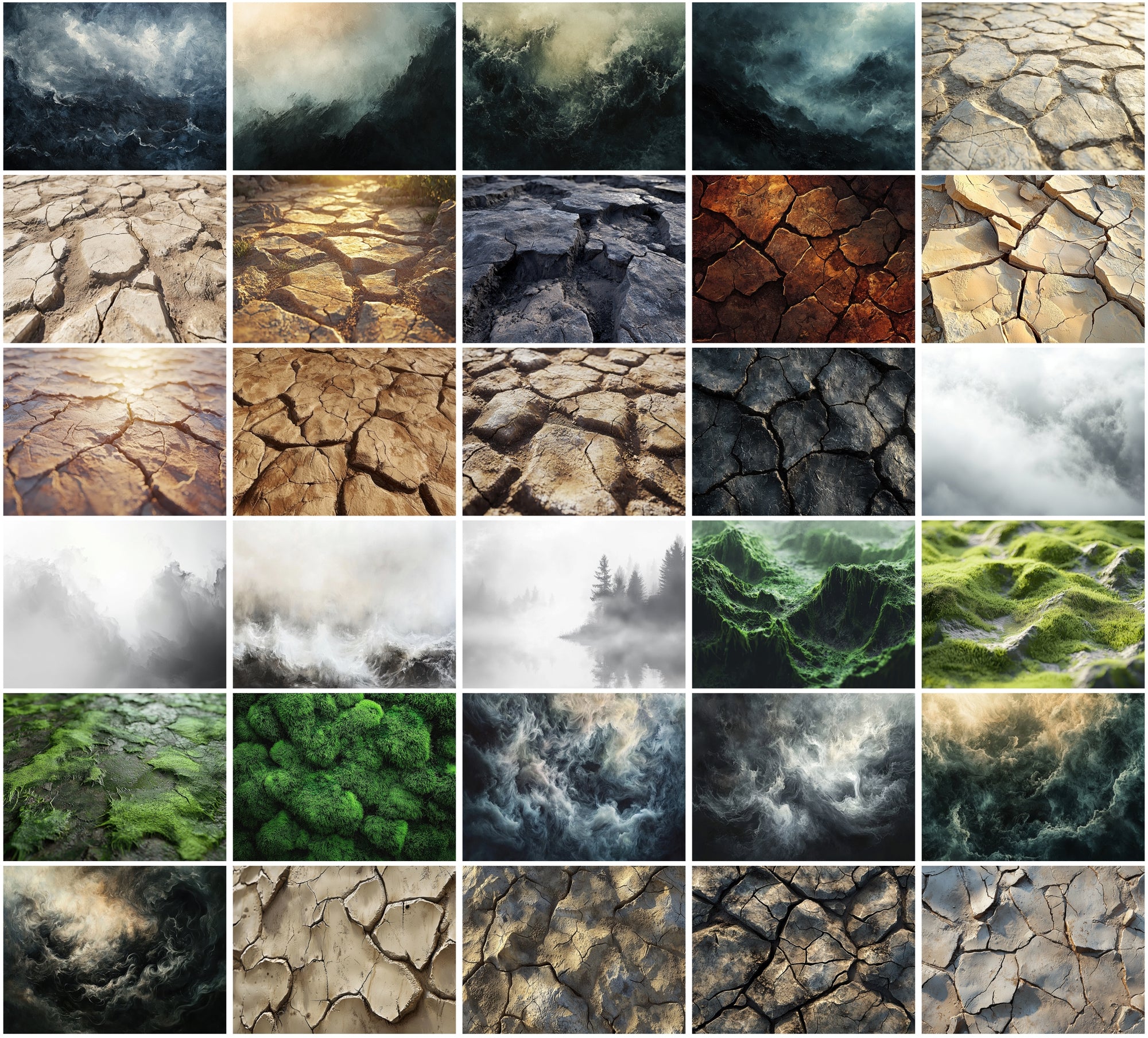 490 Organic and Abstract Textures