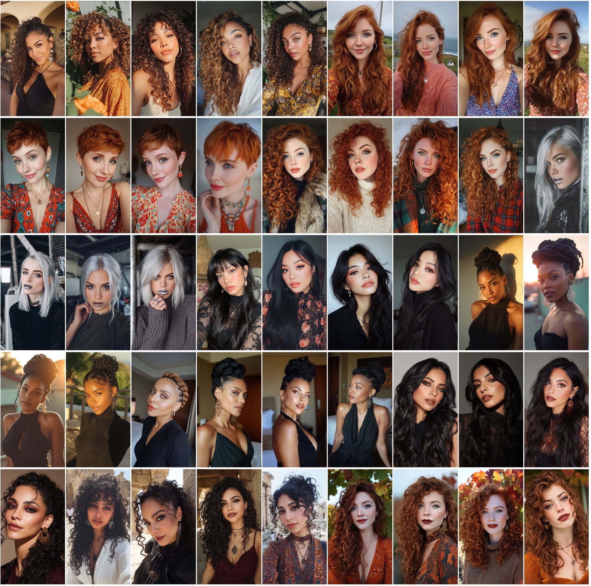 530 Influencer Aesthetic Portraits