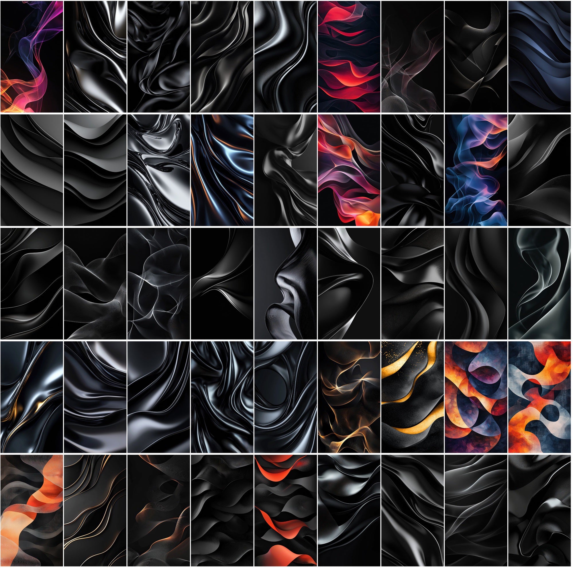 550 Dark Abstract Gradient Backgrounds